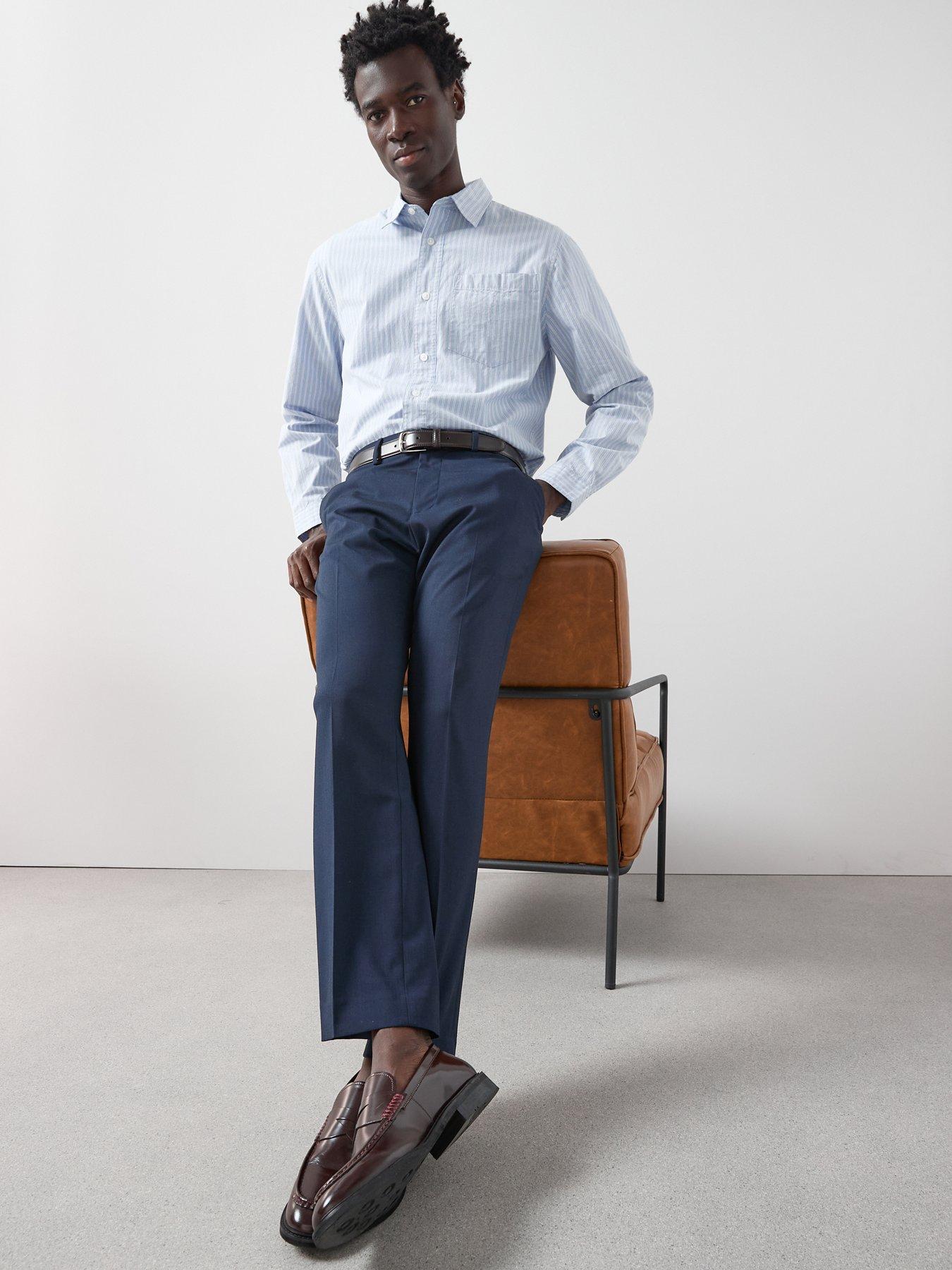Image 6 of 6 of Very Man Regular Suit Trousers - Navy