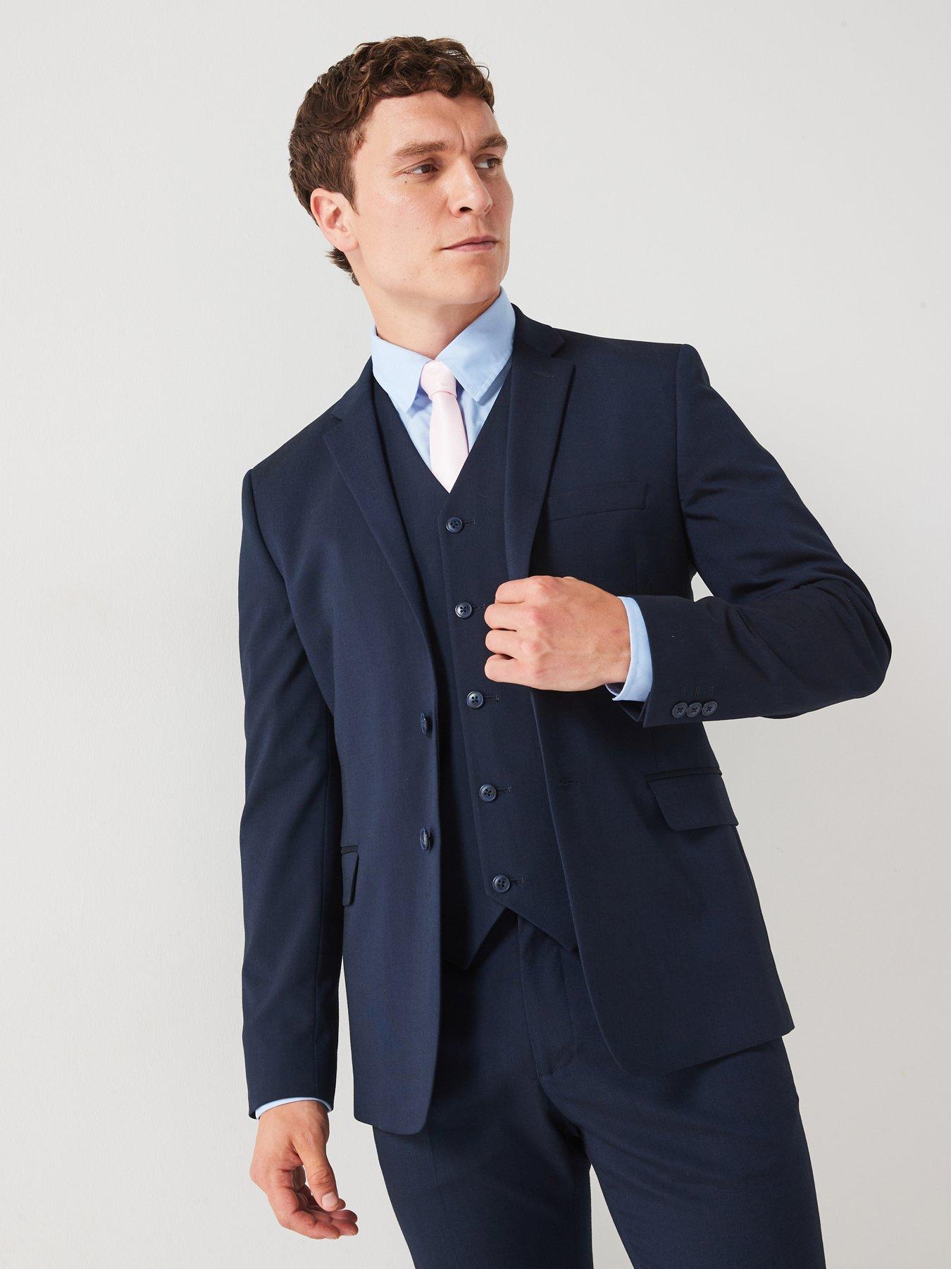 Very Man Slim Suit Jacket - Navy