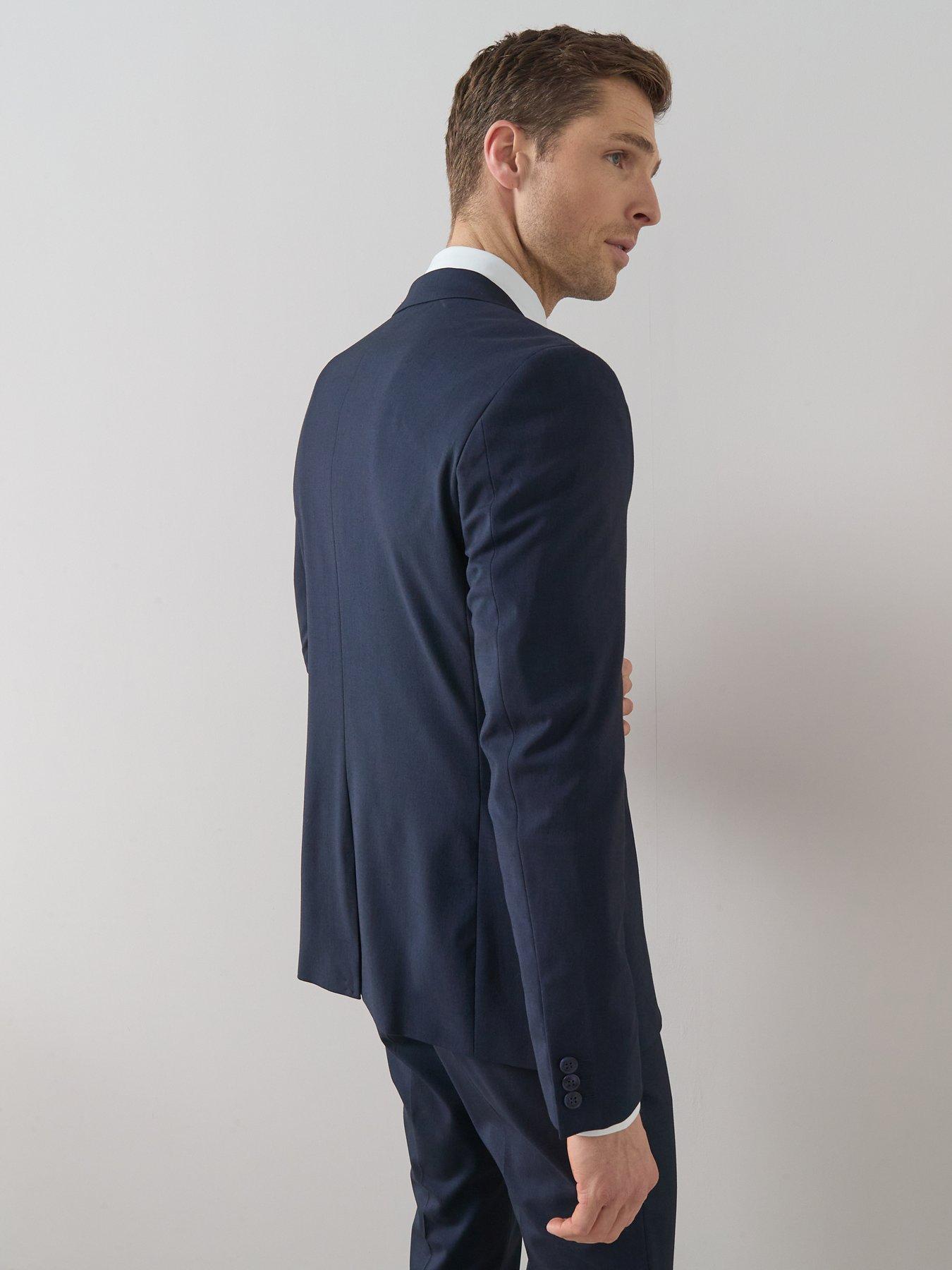 Image 2 of 6 of The Very Collection Slim Suit Jacket - Navy