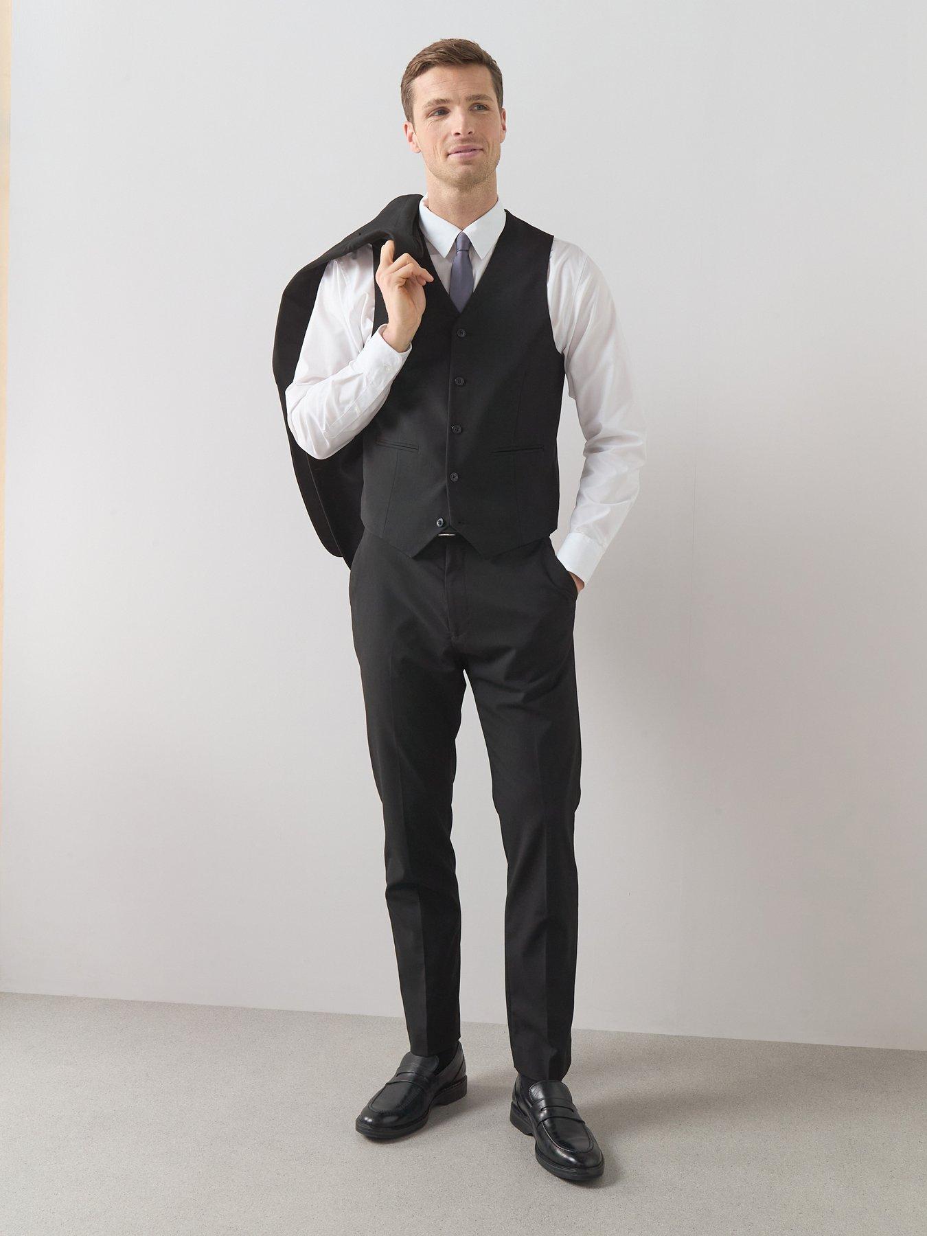  image of the-very-collection-waistcoat-black