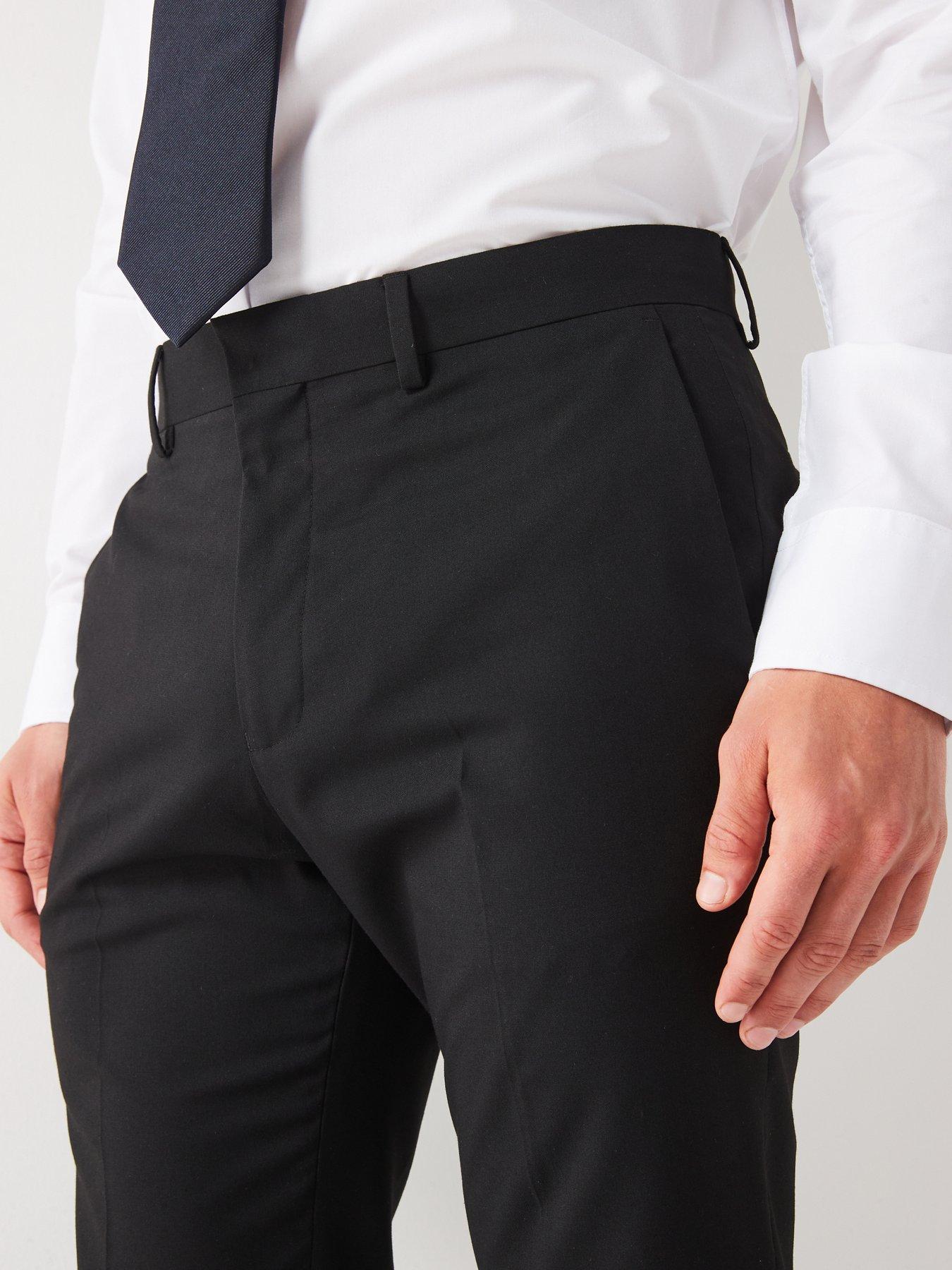 Image 4 of 5 of The Very Collection Slim Suit Trouser - Black