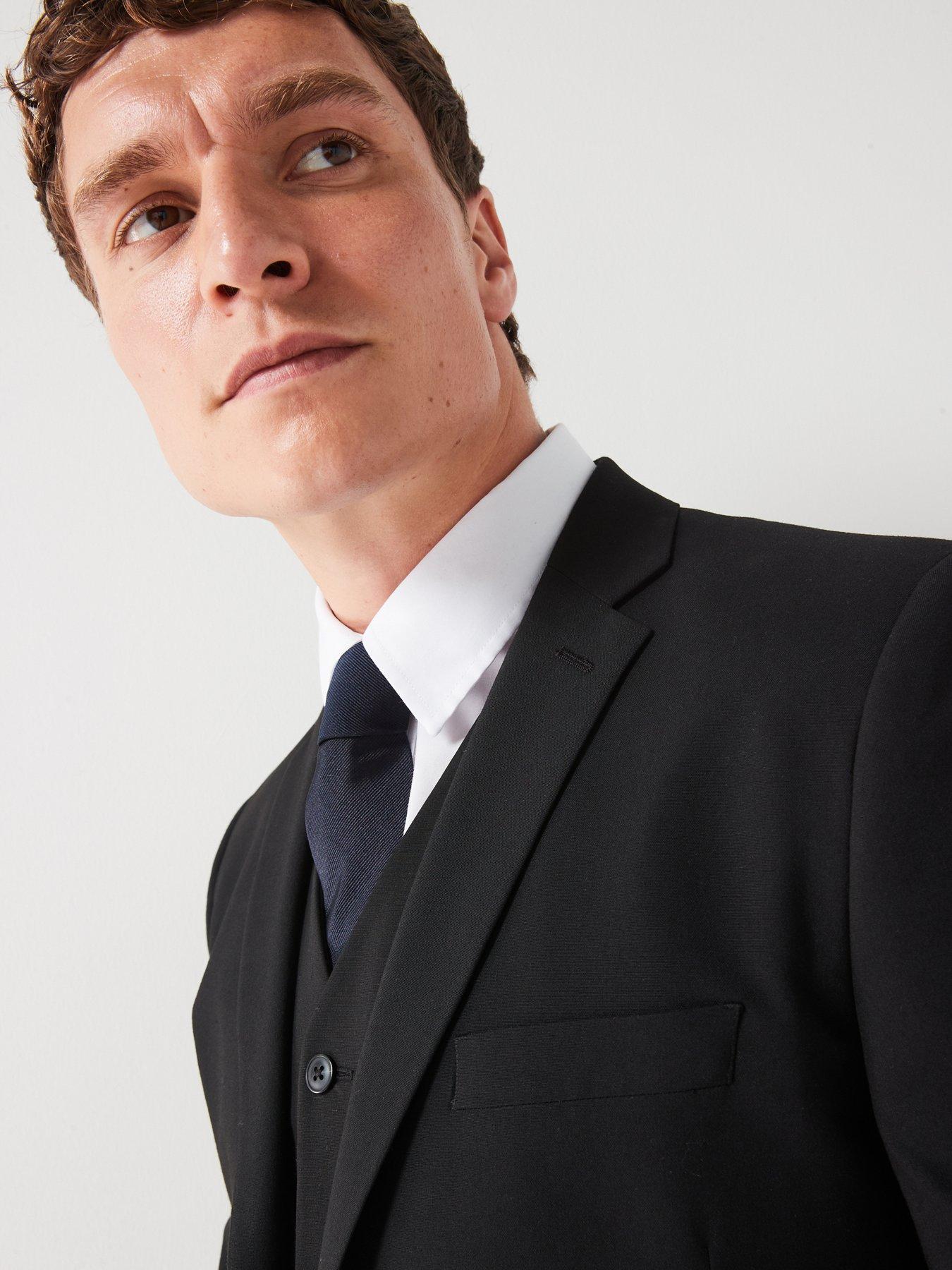  image of very-man-slim-suit-jacket-black