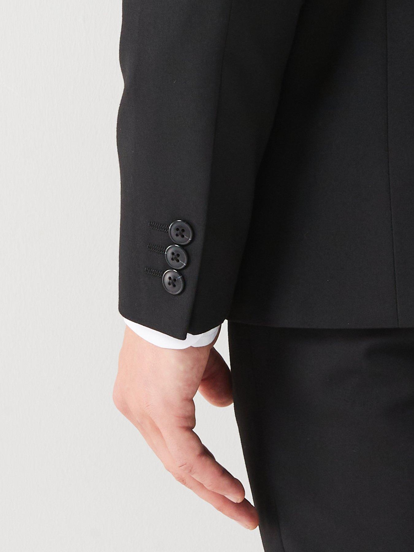  image of very-man-slim-suit-jacket-black