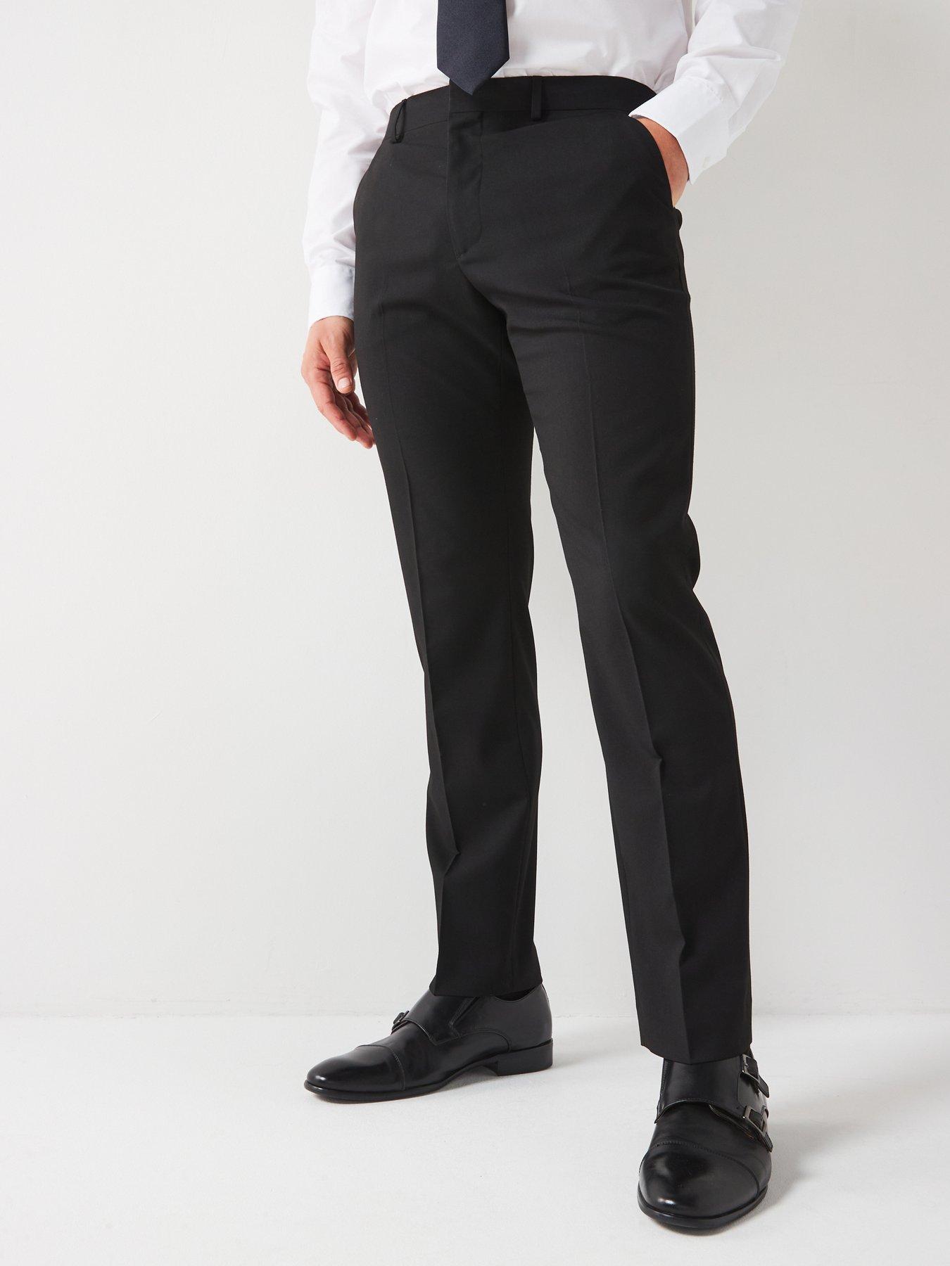  image of the-very-collection-regular-suit-trouser-black