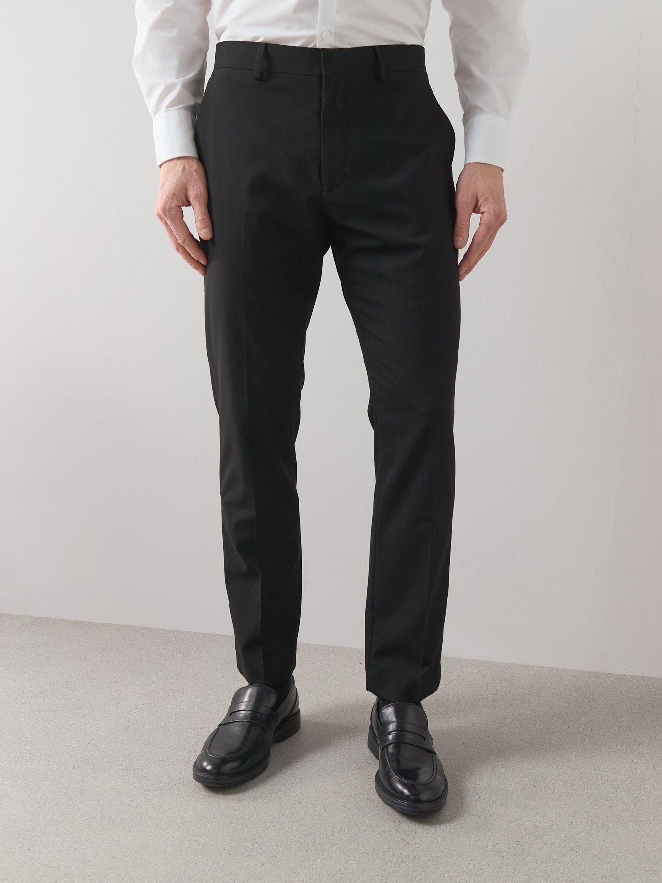 Image 1 of 7 of The Very Collection Regular Suit Trouser - Black