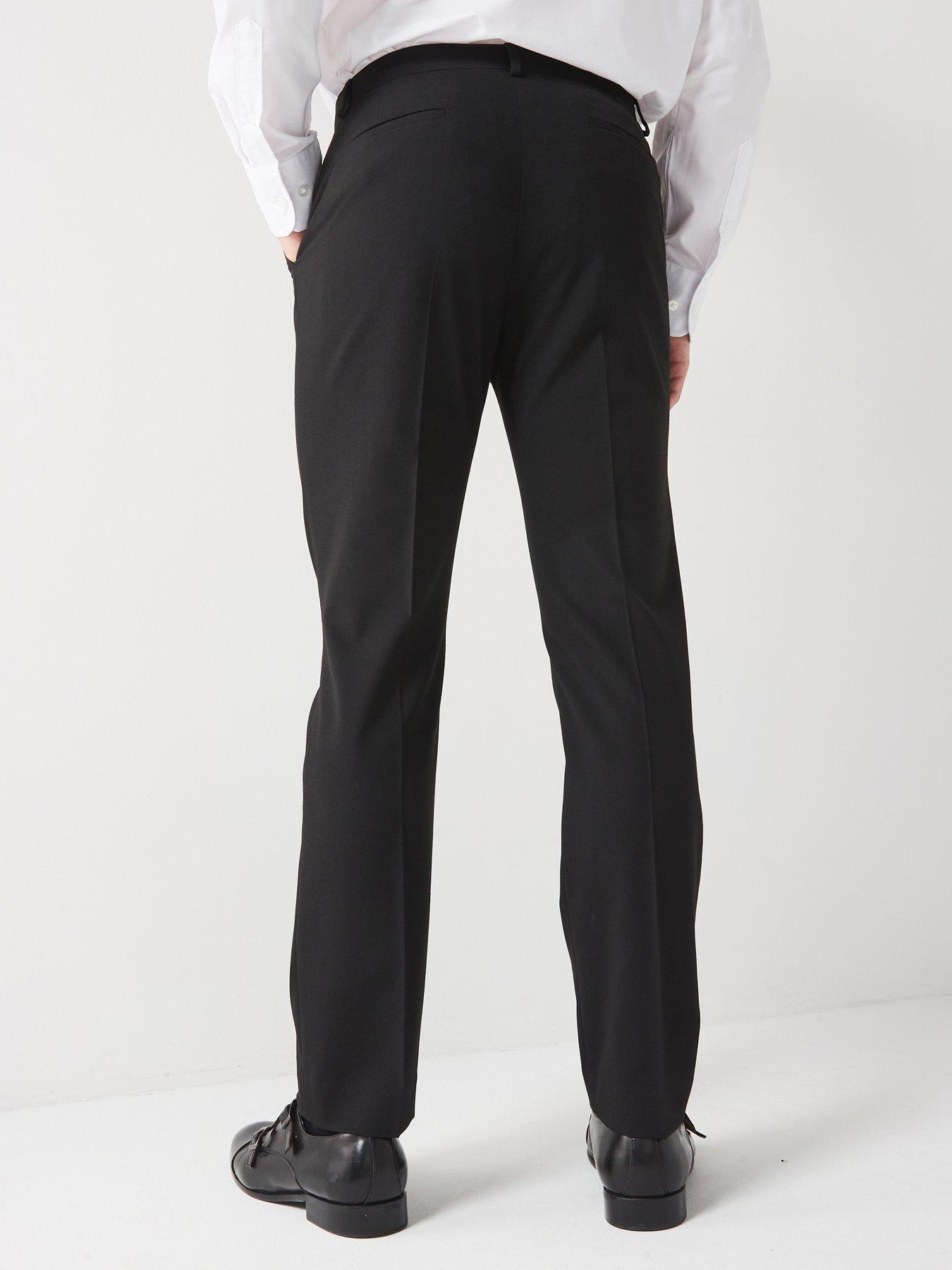  image of the-very-collection-regular-suit-trouser-black