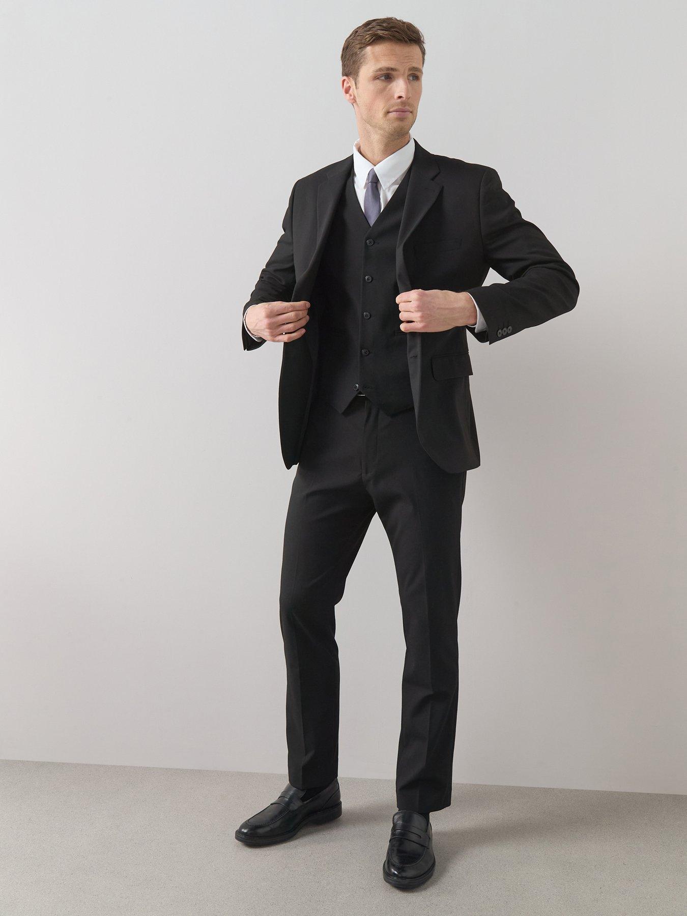 Image 3 of 7 of The Very Collection Regular Suit Trouser - Black