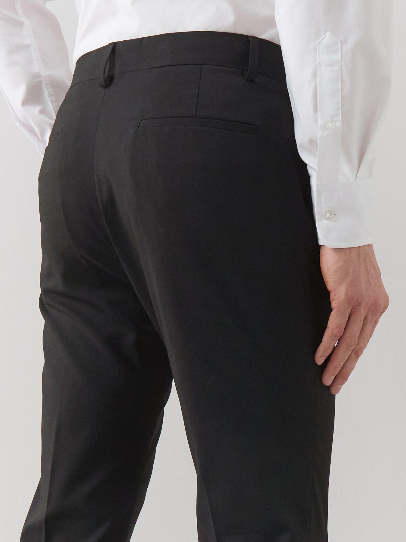 Image 4 of 7 of The Very Collection Regular Suit Trouser - Black