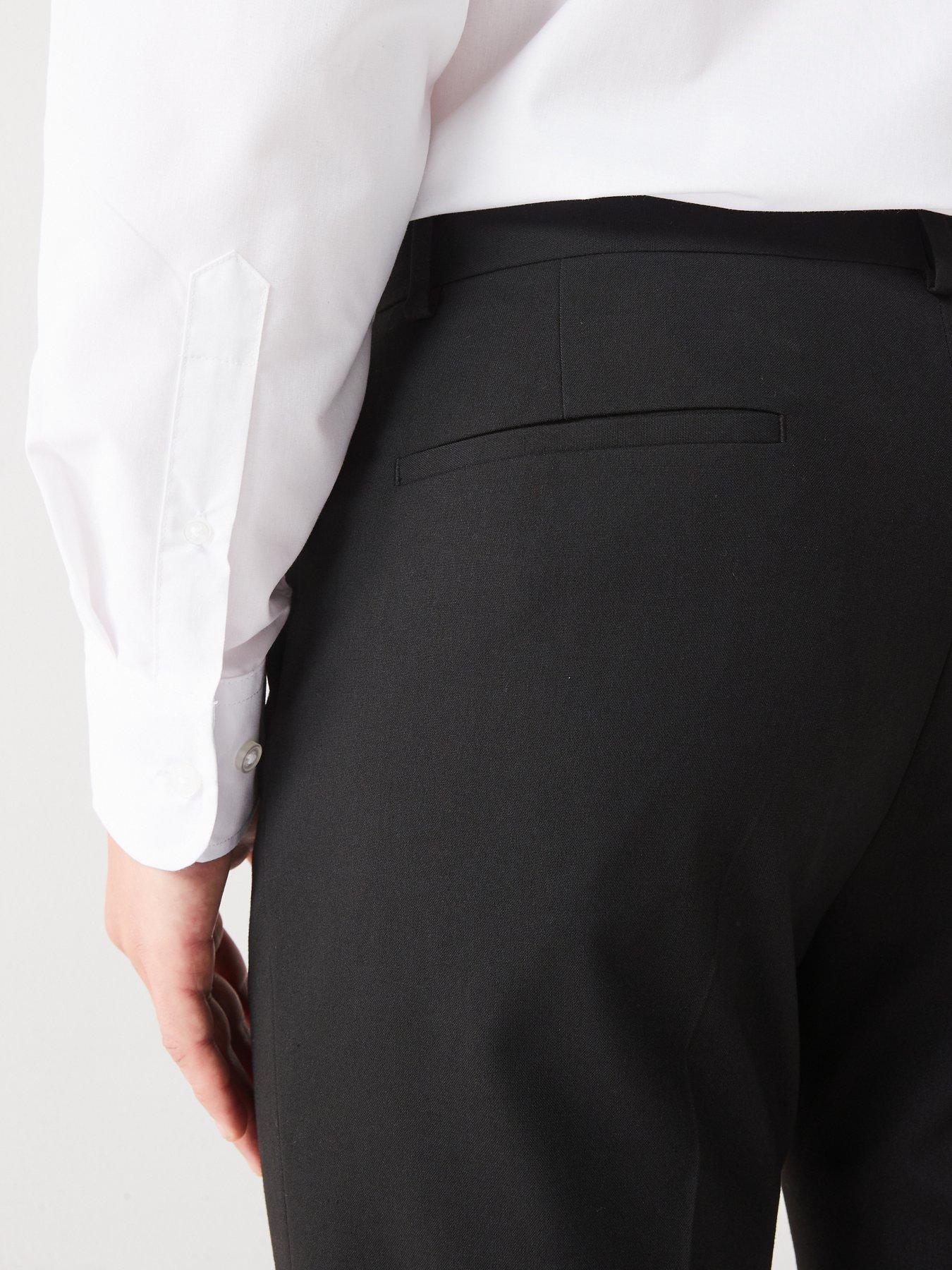  image of the-very-collection-regular-suit-trouser-black