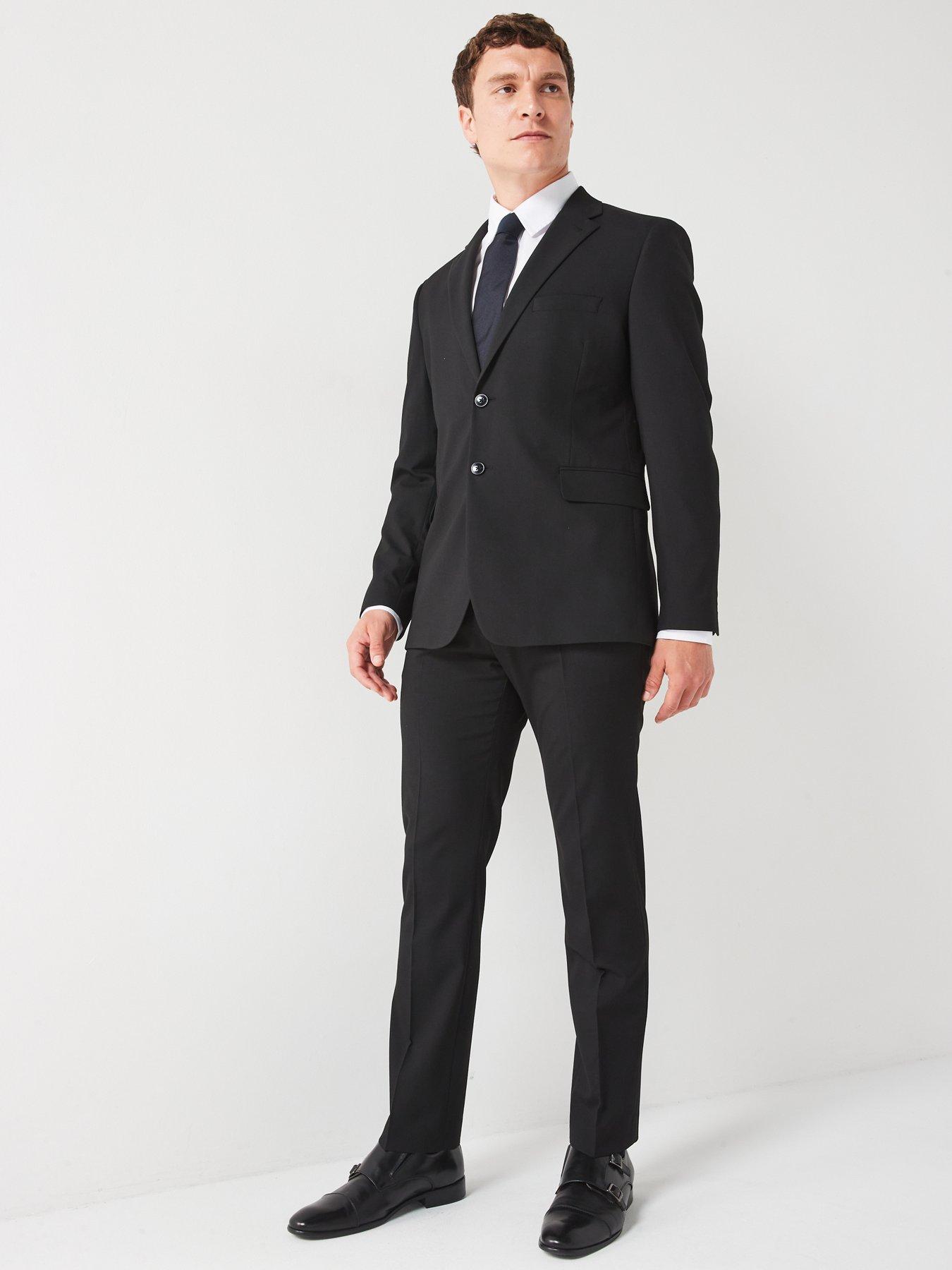  image of the-very-collection-regular-suit-jacket-black
