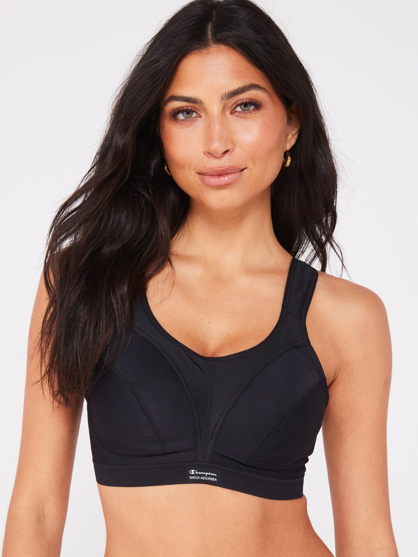 undefined Womens Active D+ Classics Sports Bra - Black