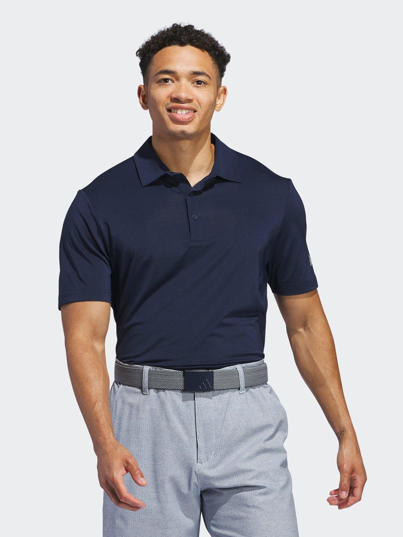 adidas Mens Golf Ultimate365 Solid Left Chest Polo - Navy
