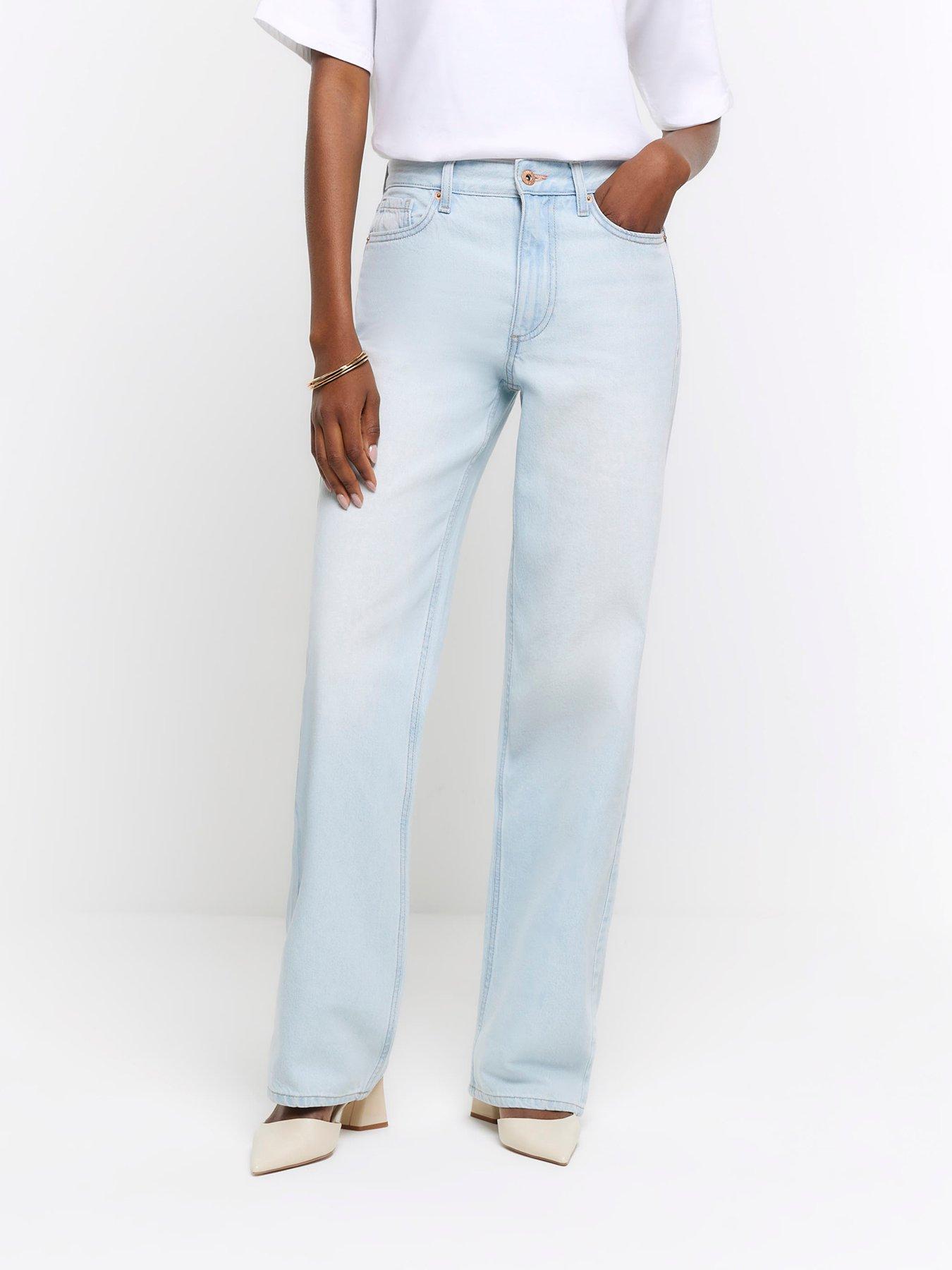 724 High Rise Straight Jean - Never Forget - Grey