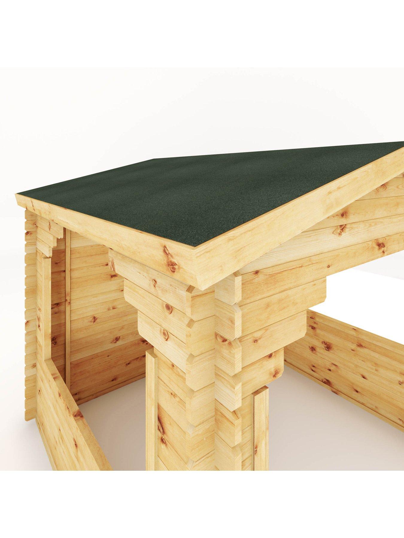  image of mercia-3m-x-3m-gazebo-log-cabin-28mm