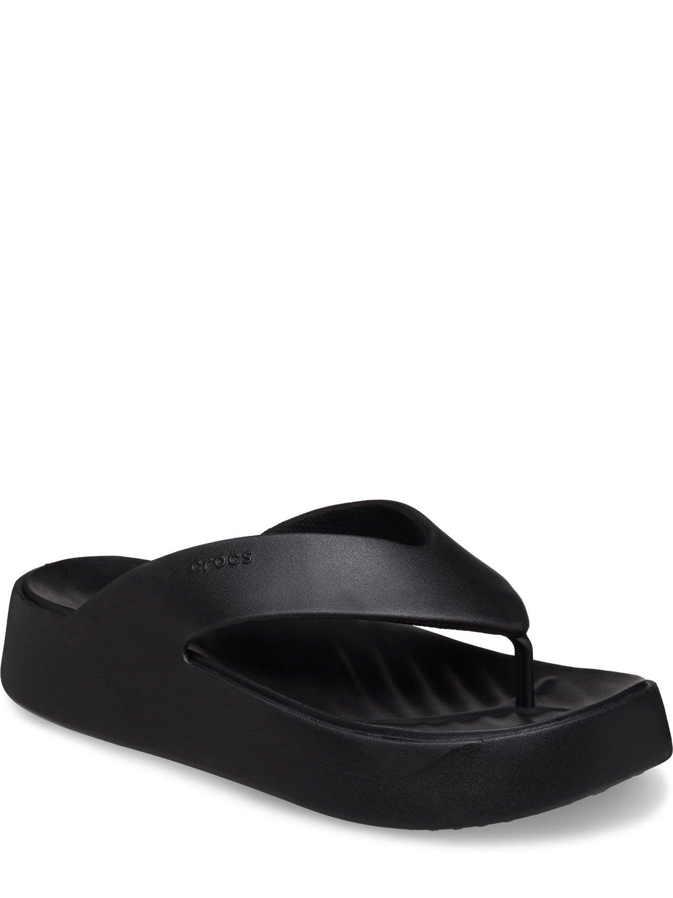 Image 2 of 5 of Crocs Getaway Platfrom Flip - Black