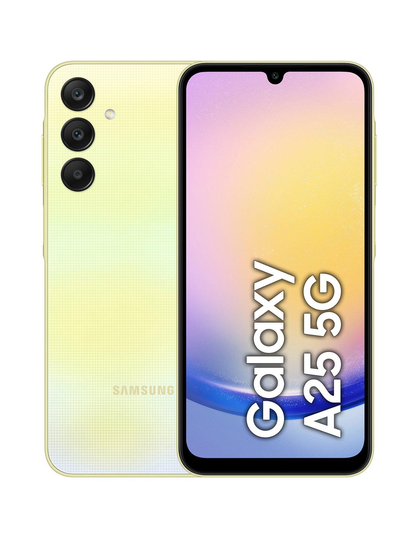 Samsung Galaxy A25 5G - 128GB Storage, Yellow