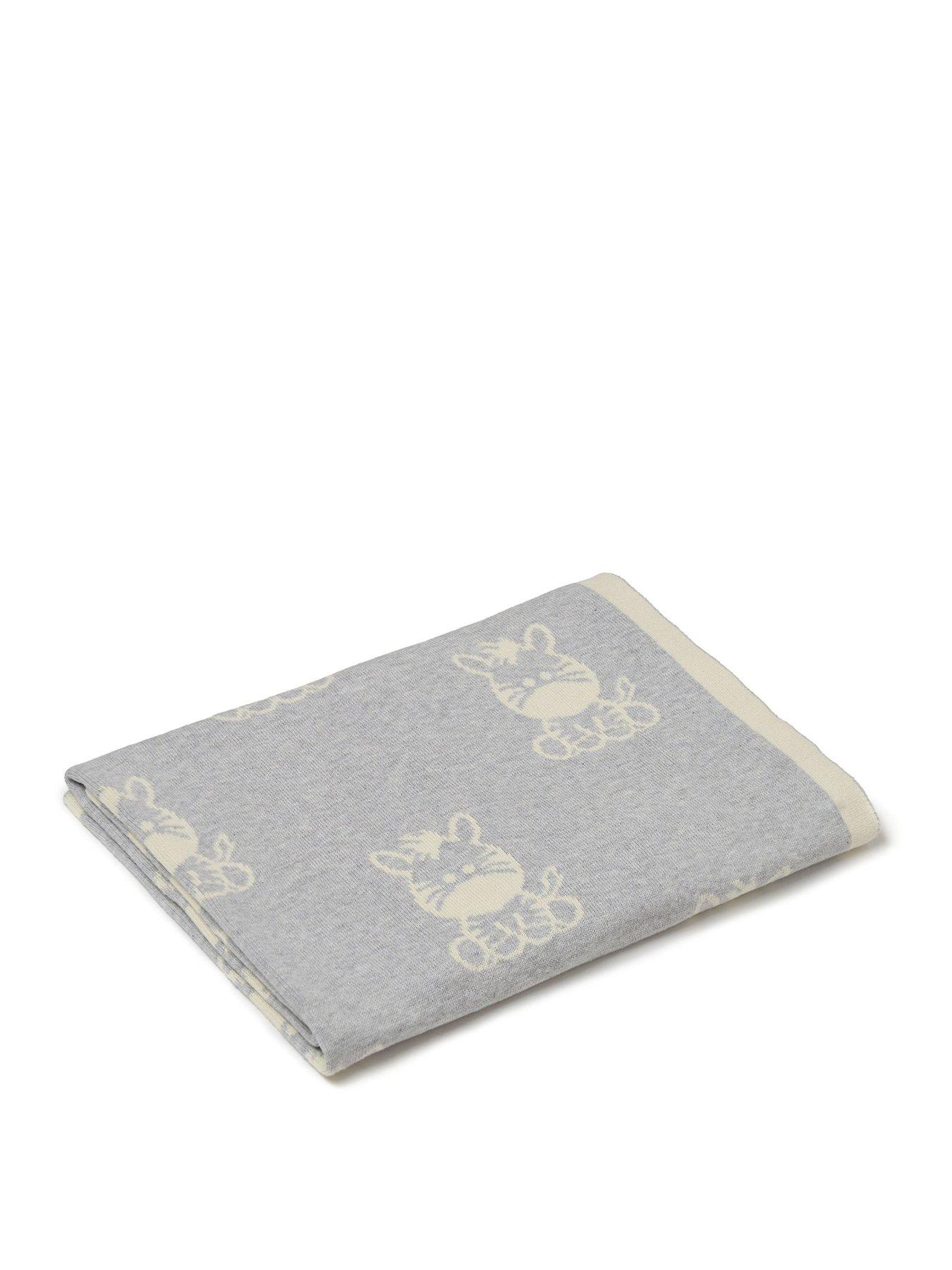  image of clair-de-lune-zebra-knitted-blanket