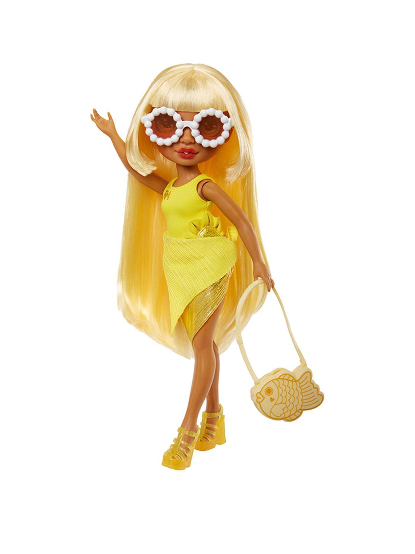 Image 1 of 7 of Rainbow High Swim &amp; Style Doll - Sunny&nbsp;Yellow