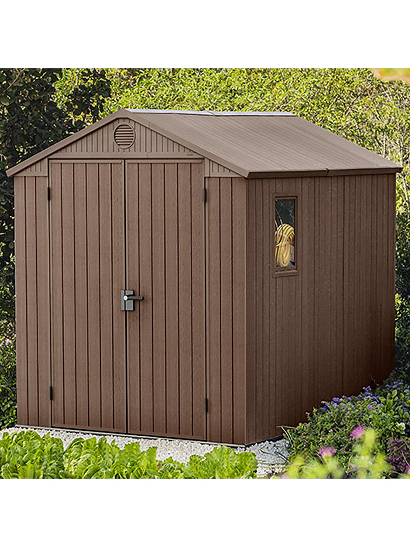 Image 1 of 7 of Keter Darwin&nbsp;6x8ft Shed&nbsp;-&nbsp;Brown