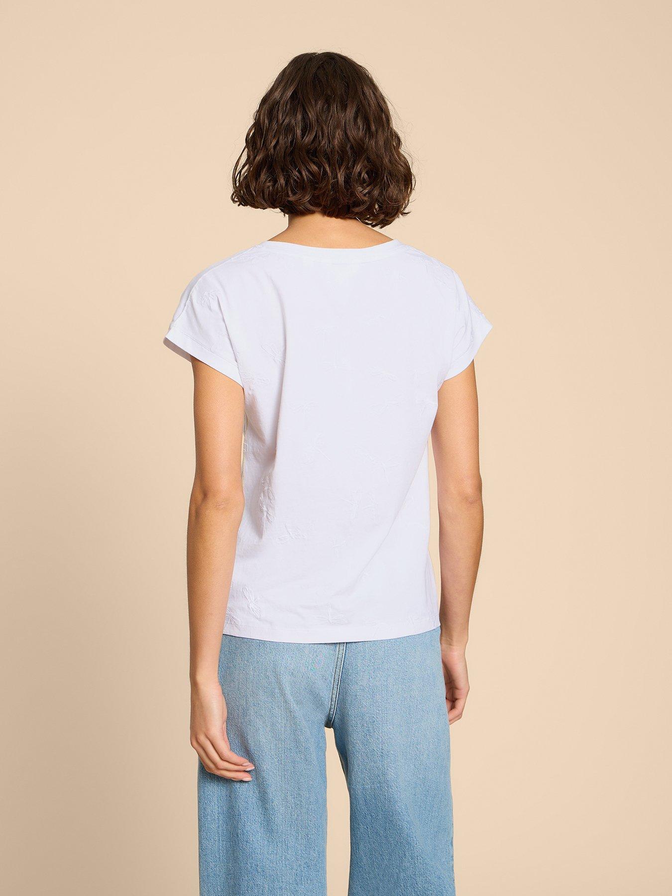  image of white-stuff-nelly-embroidered-t-shirt-white