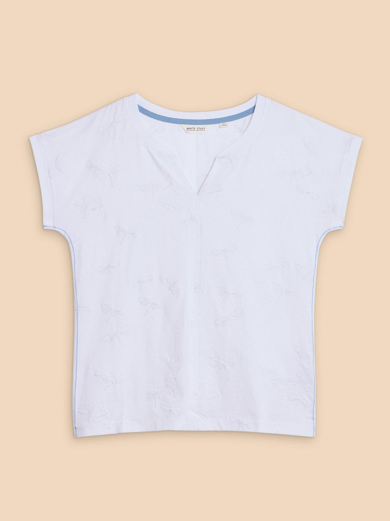  image of white-stuff-nelly-embroidered-t-shirt-white
