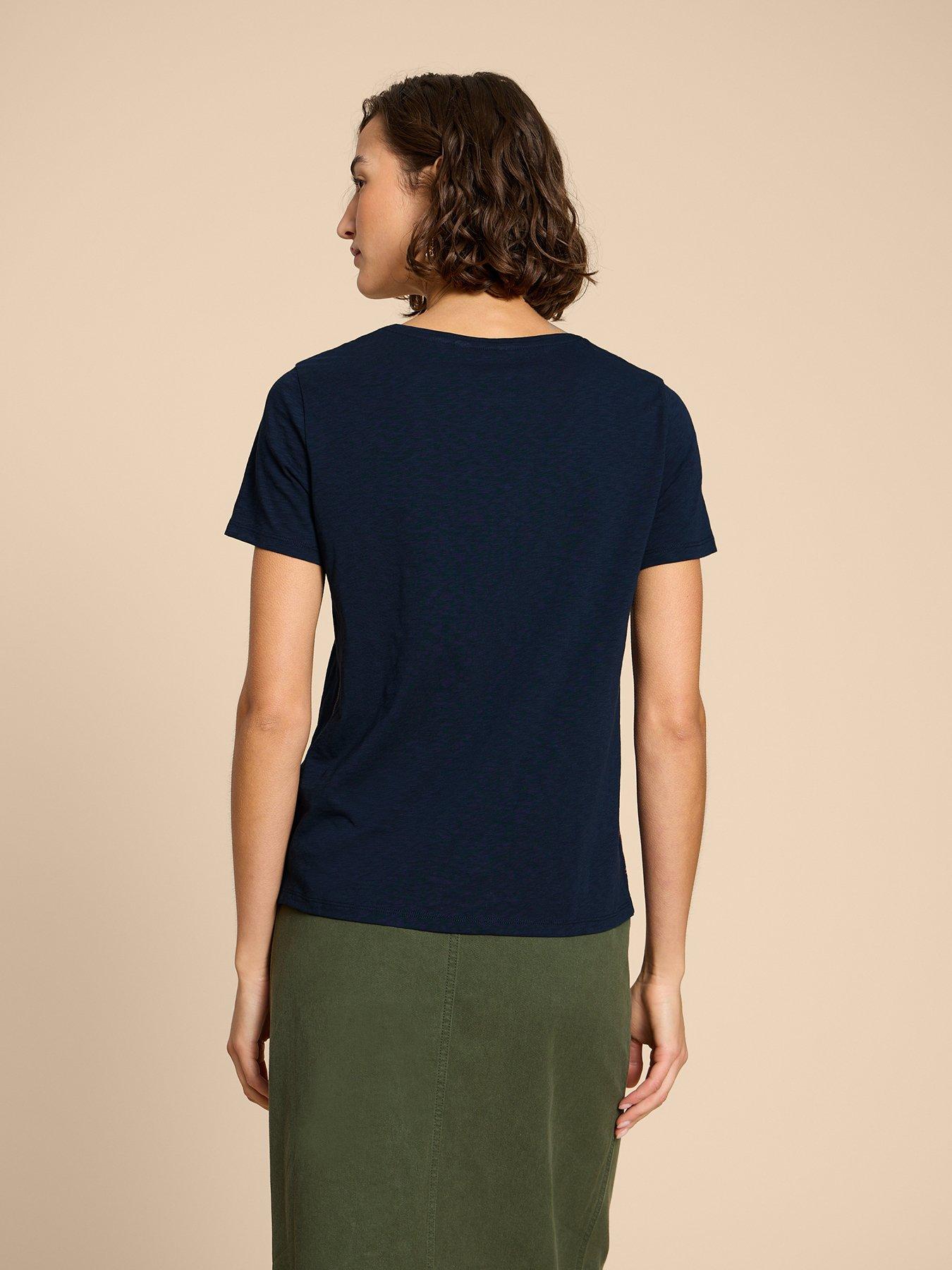  image of white-stuff-annabel-t-shirt-navy