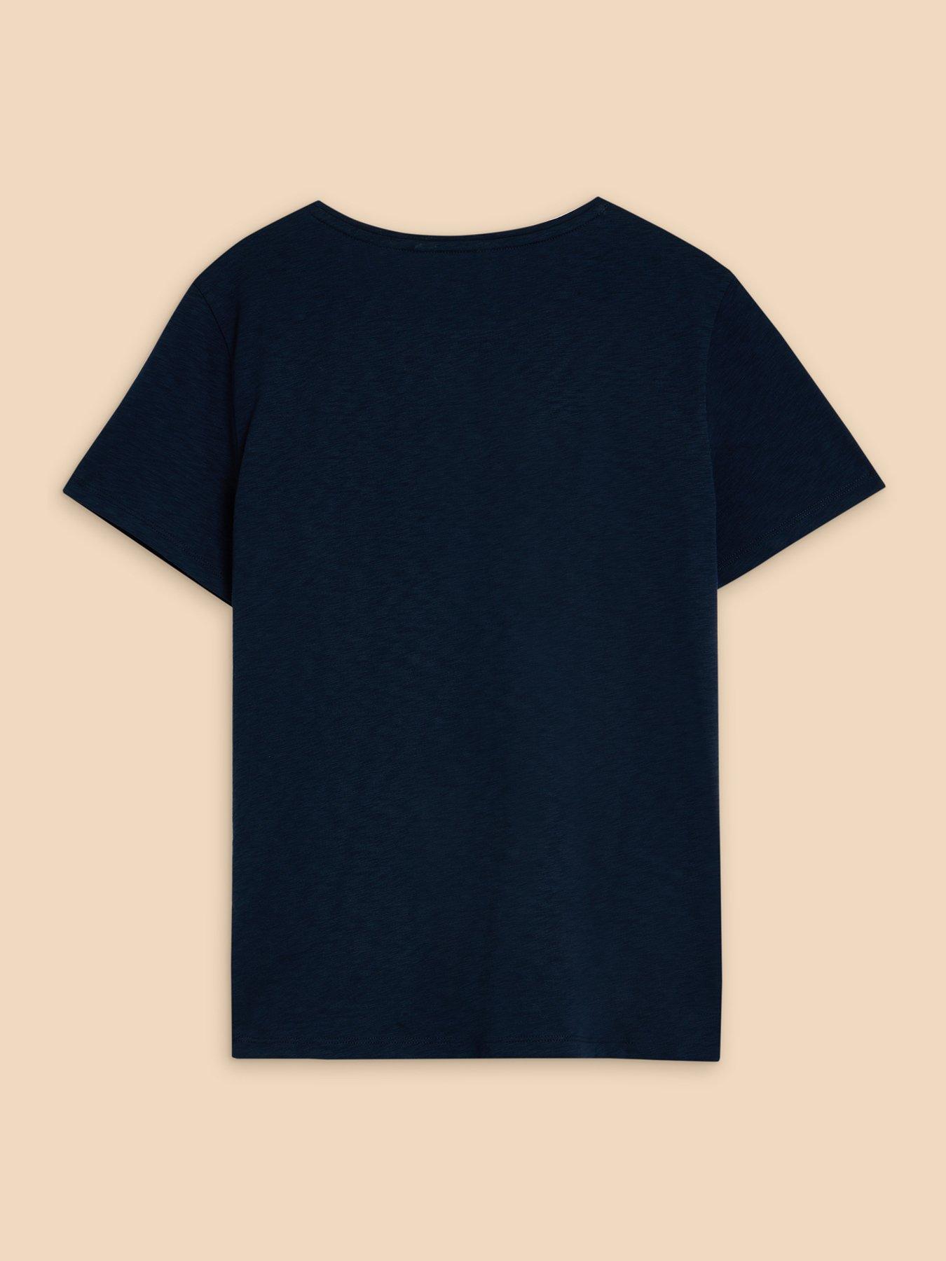  image of white-stuff-annabel-t-shirt-navy