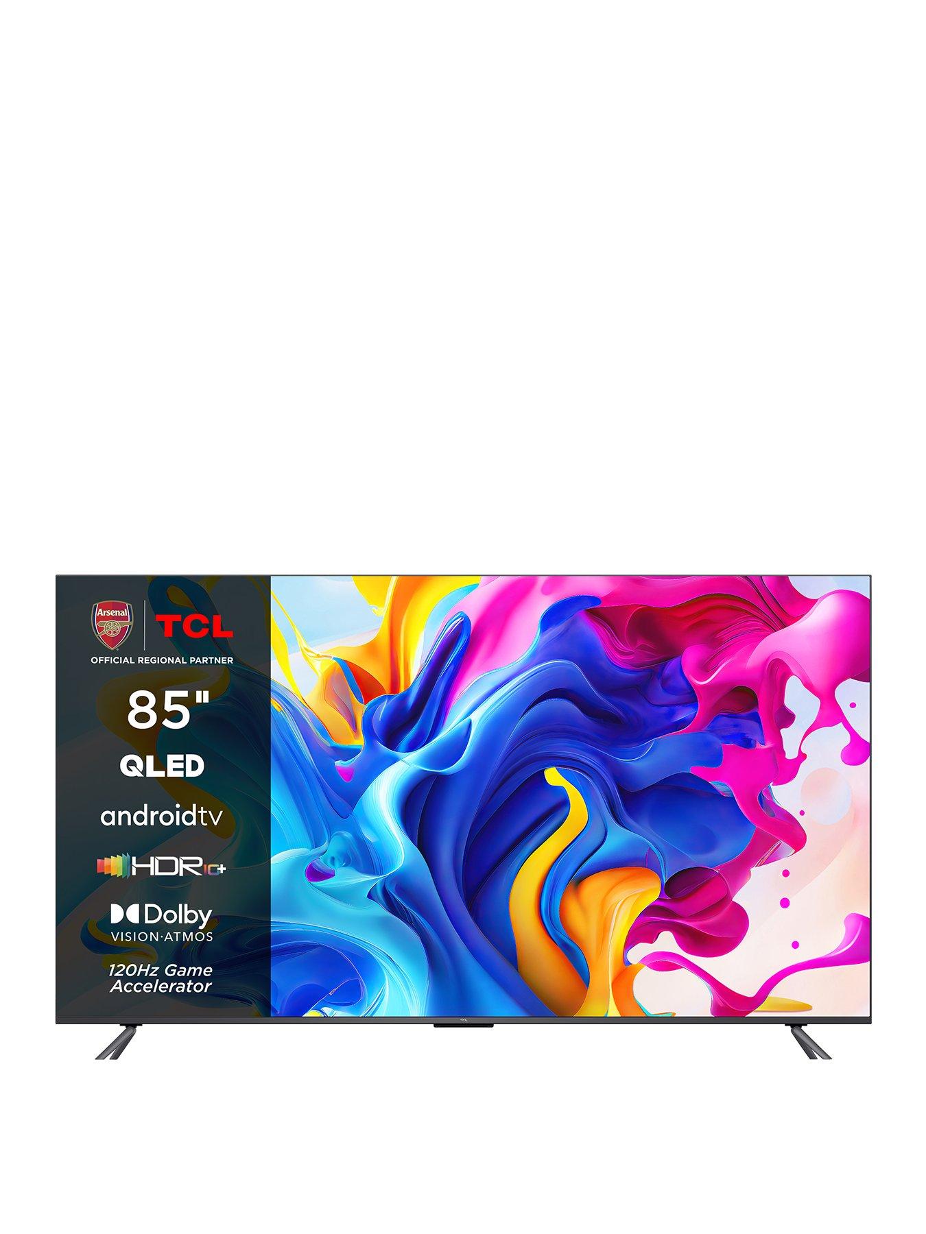 undefined 85C645K, 85 inch, 4K Ultra HD HDR, QLED Smart TV with Google Assistant  &  Dolby Atmos