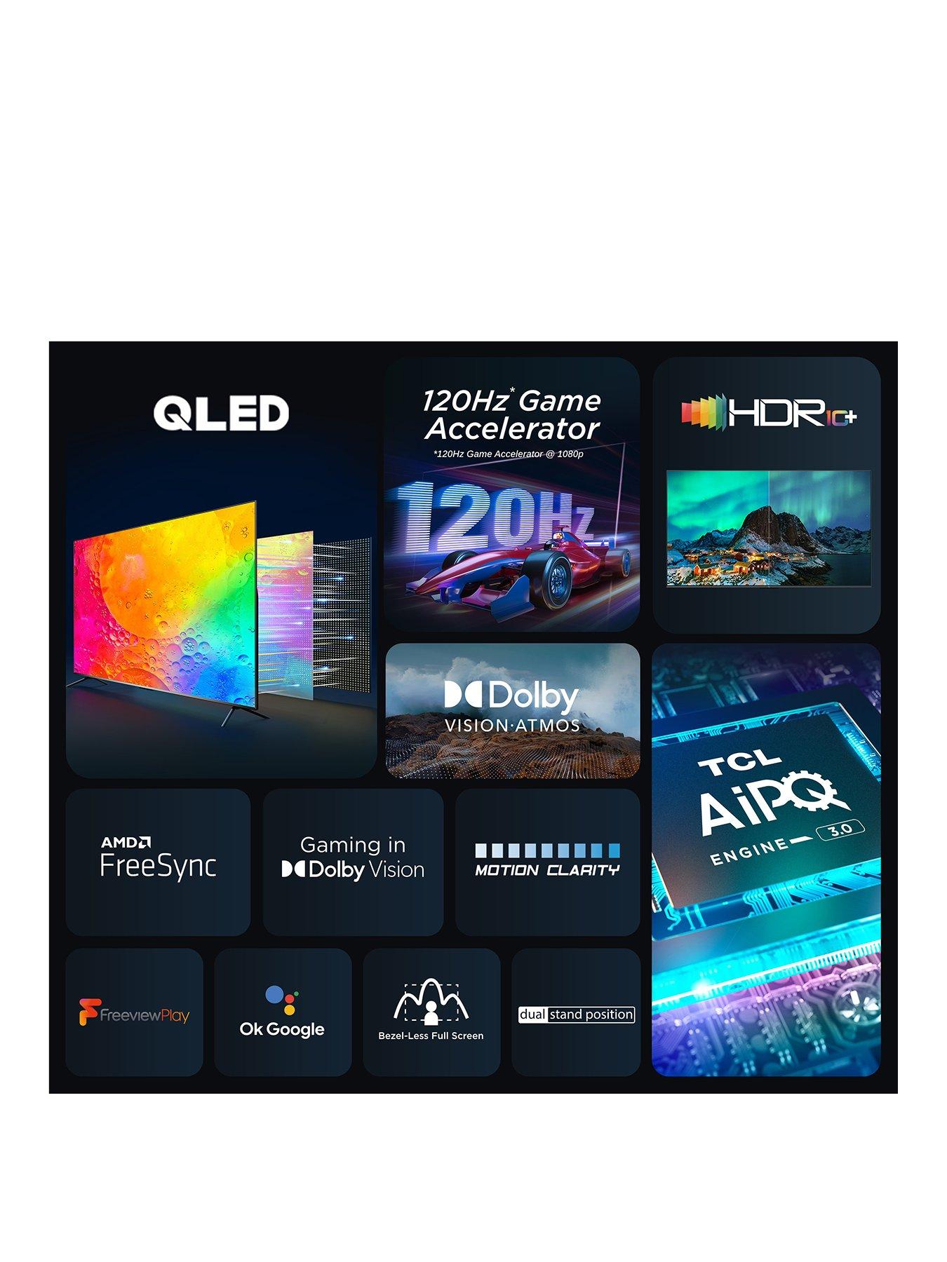  image of tcl-65c645k-65-inch-4k-ultra-hd-hdr-qled-smart-tv-with-google-assistant-amp-dolby-atmos