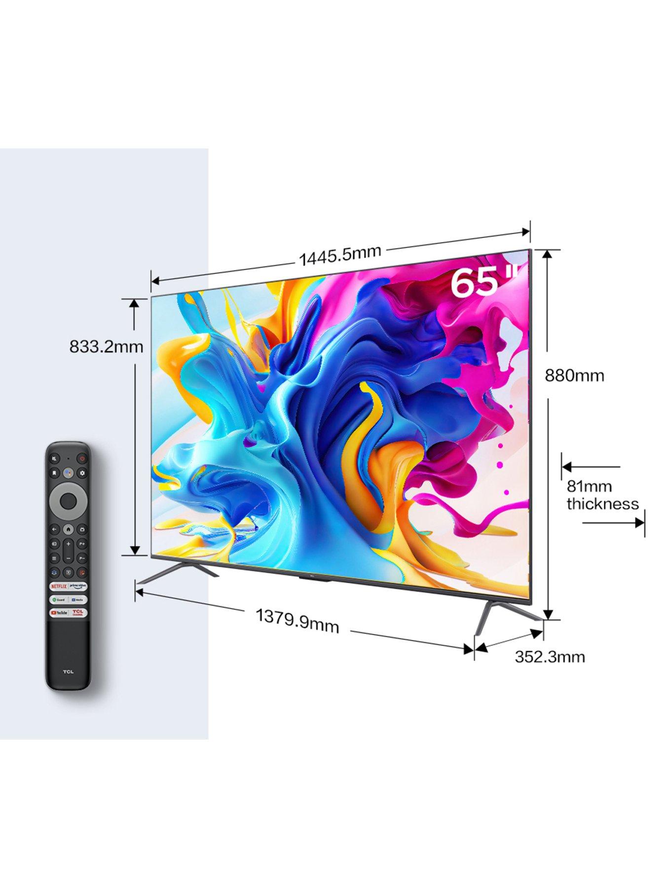  image of tcl-65c645k-65-inch-4k-ultra-hd-hdr-qled-smart-tv-with-google-assistant-amp-dolby-atmos