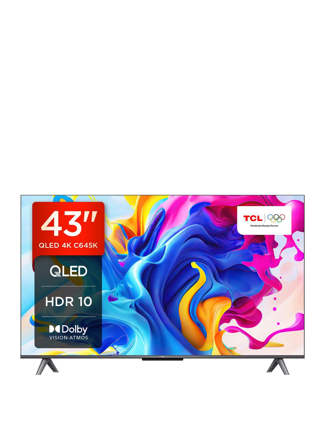 tcl-43c645k-43-inch-4k-ultra-hd-hdr-qled-smart-tv-with-google-assistant-amp-dolby-atmos