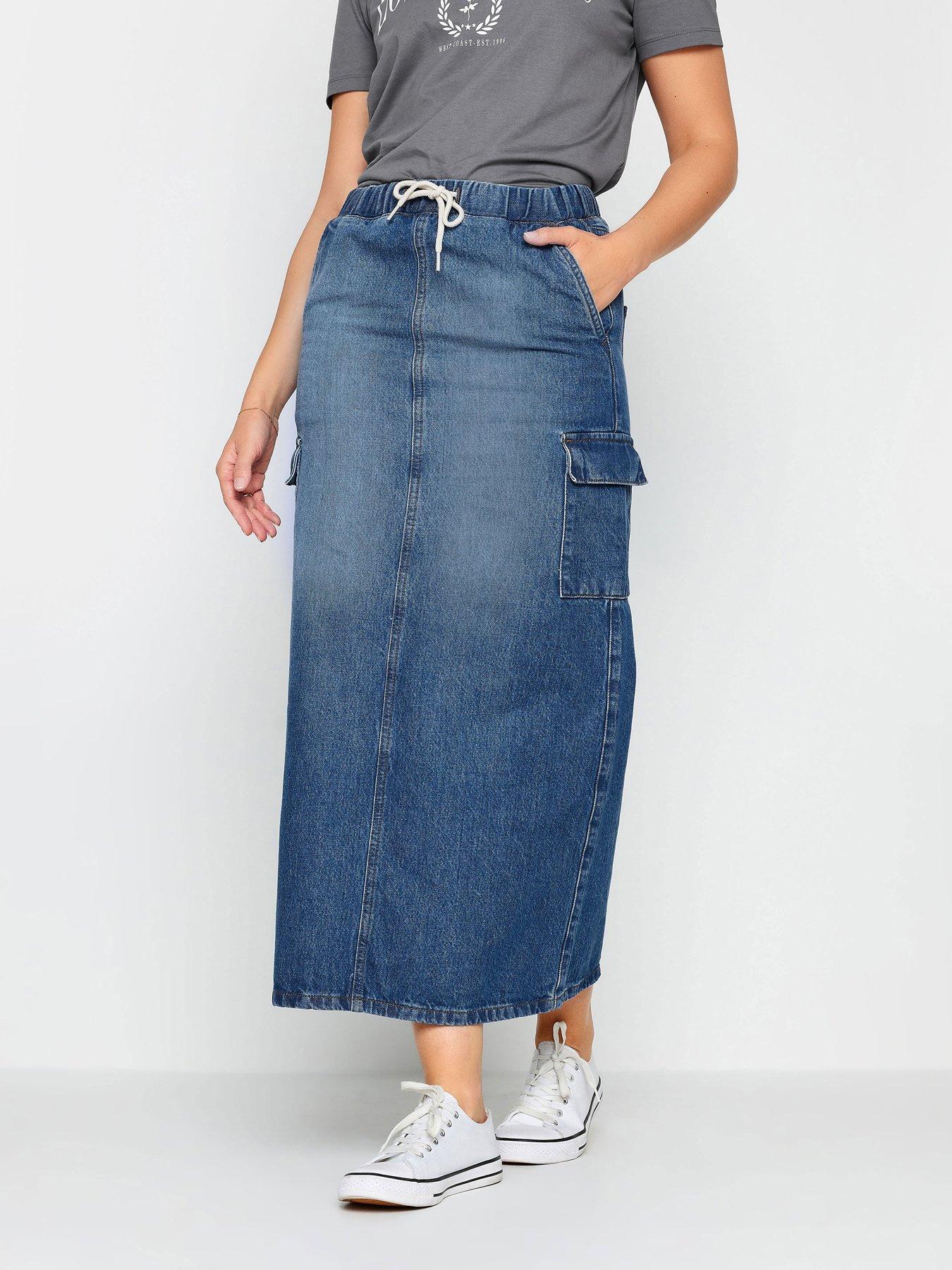 Tall clearance denim skirt