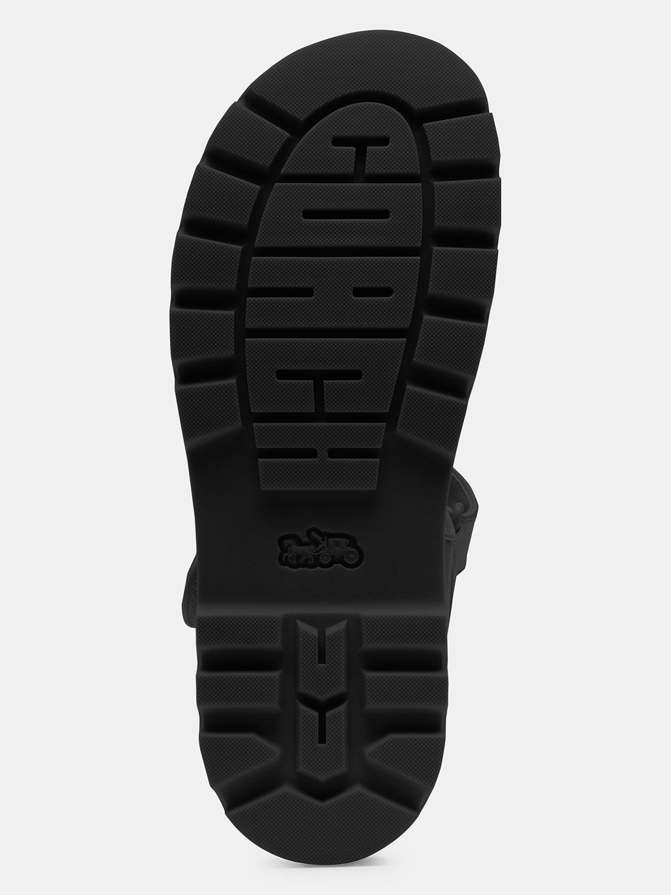  image of coach-brynn-leather-sandal