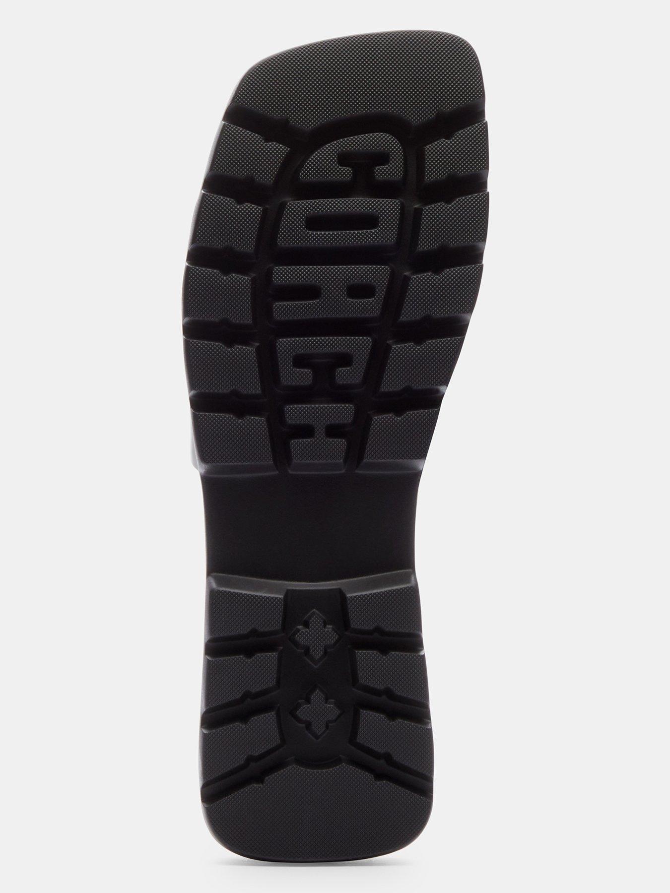  image of coach-florence-leather-sandal