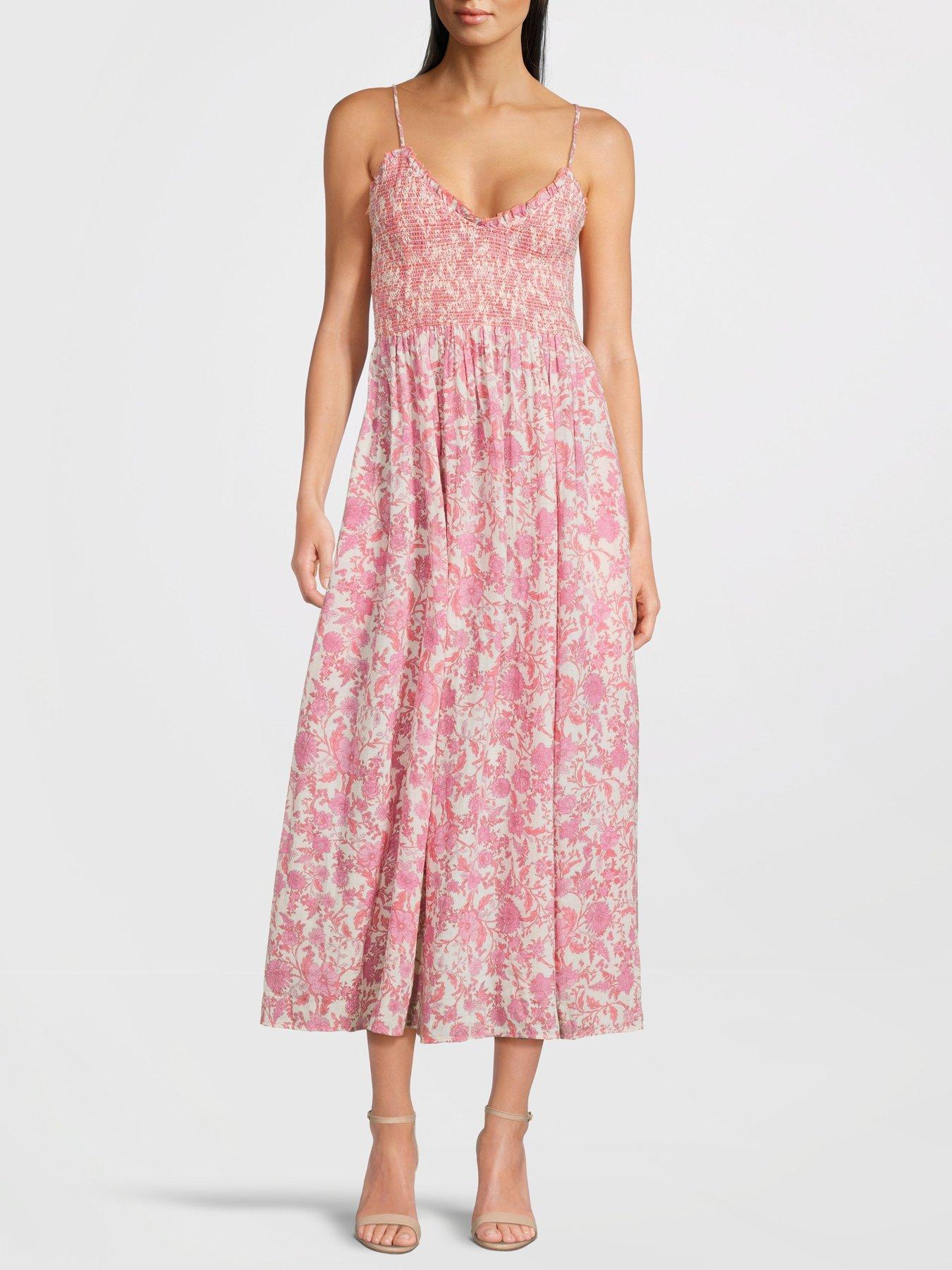 undefined Sweet Nothings Midi Dress - Pink
