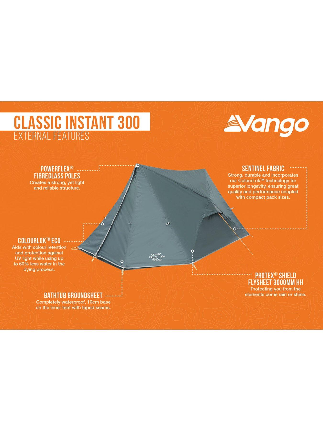  image of vango-classic-instant-300-3-man-poled-tent