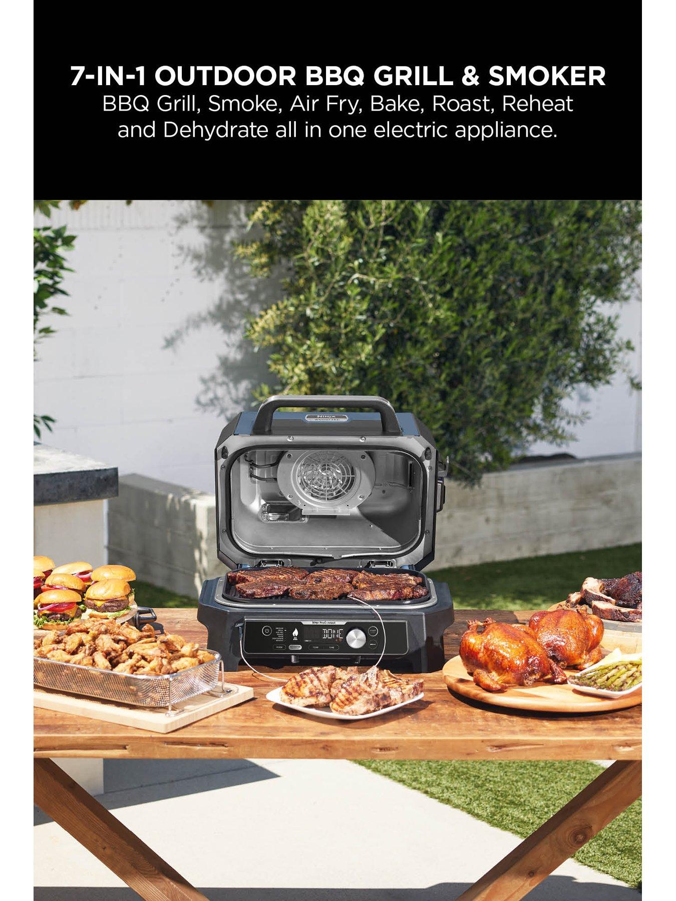 Image 3 of 6 of NINJA Woodfire Pro Connect XL Electric BBQ Grill &amp; Smoker OG901UK