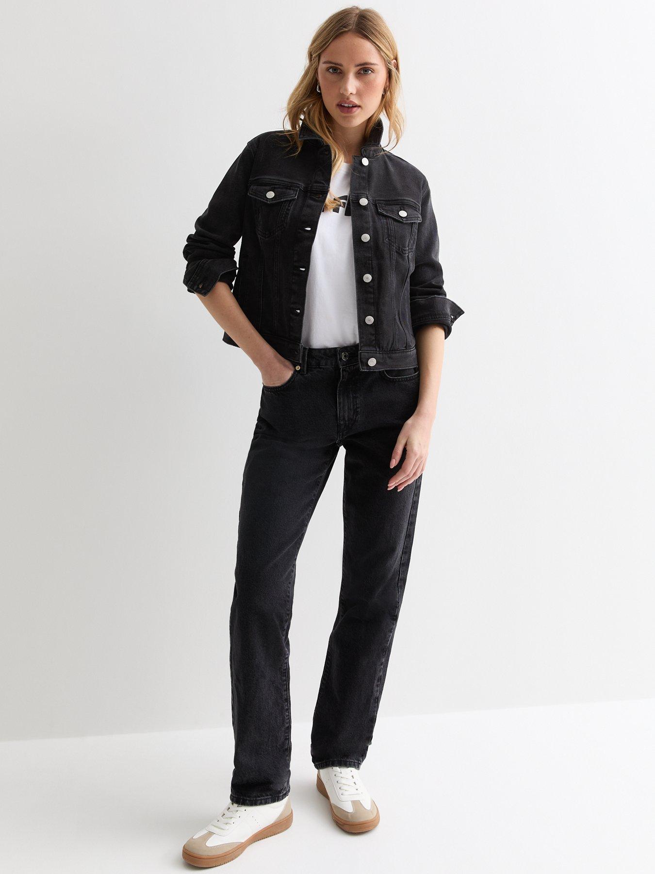 New Look Black Denim Jacket littlewoods