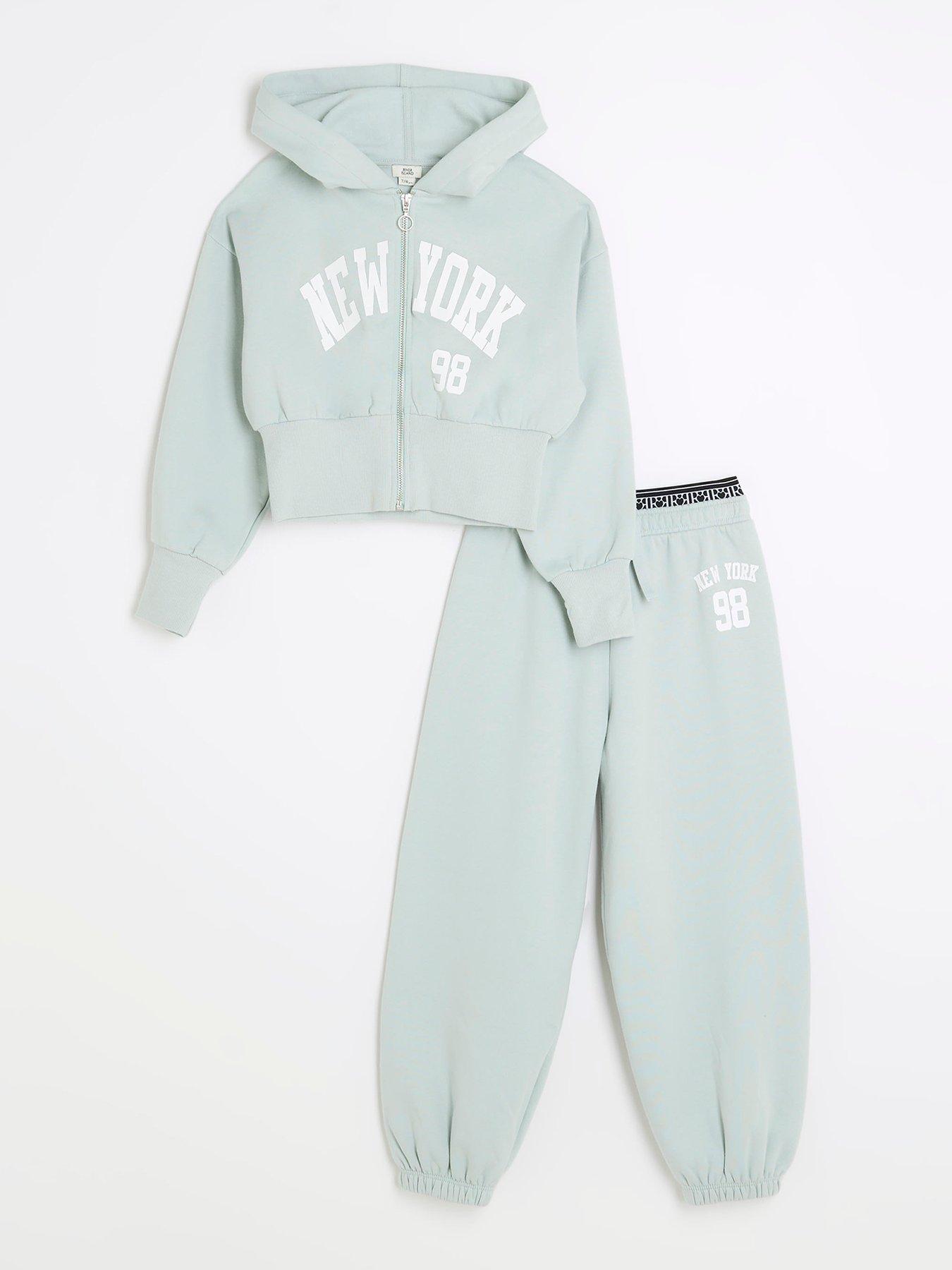 Girls tracksuit river island online