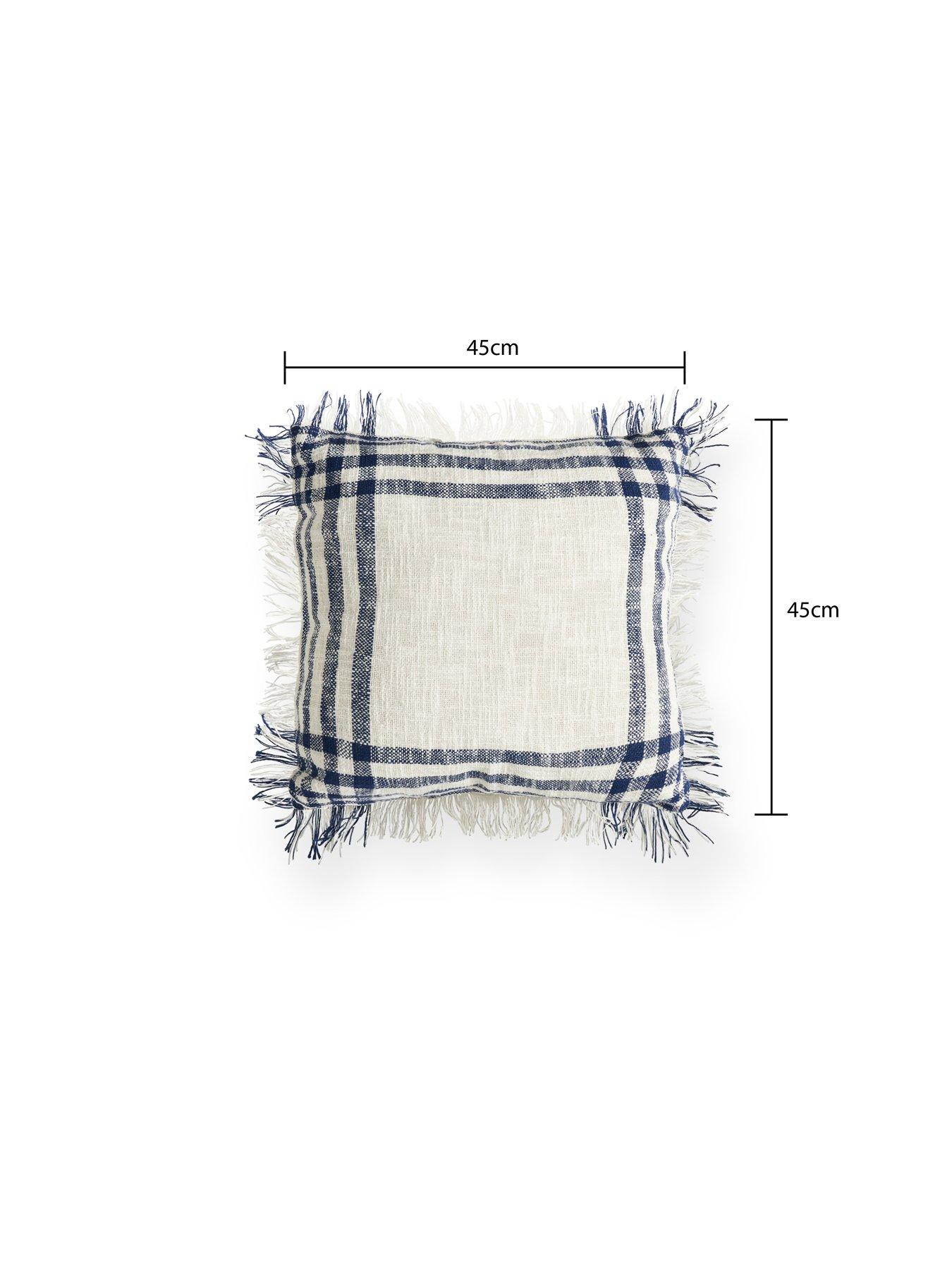  image of the-very-collection-tula-check-cushion