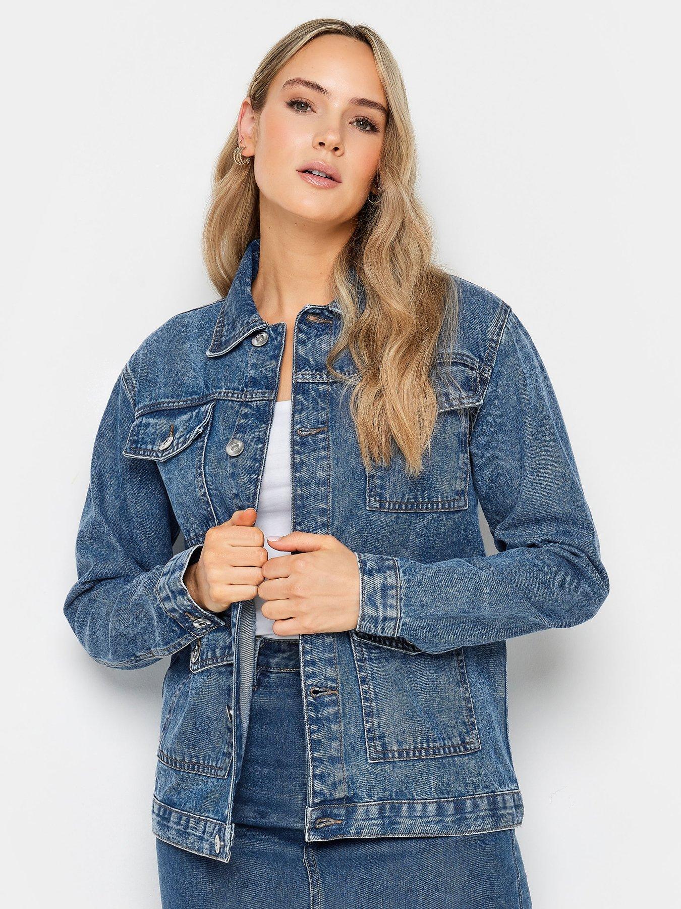 Long tall sally denim on sale jacket