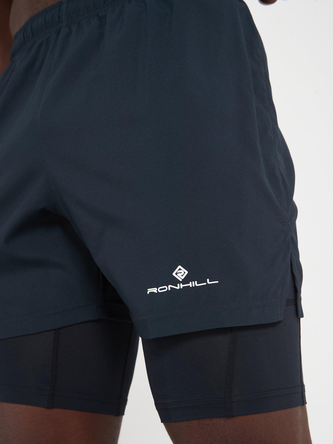  image of ronhill-mens-core-running-5nbspinch-twin-short-black