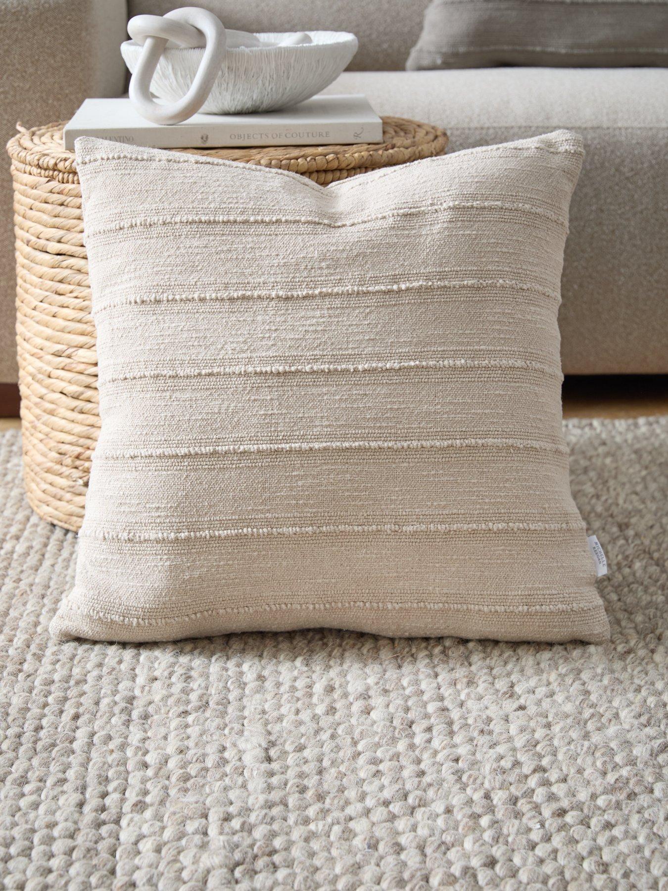 Michelle Keegan Home Laurent Cushion - Cream