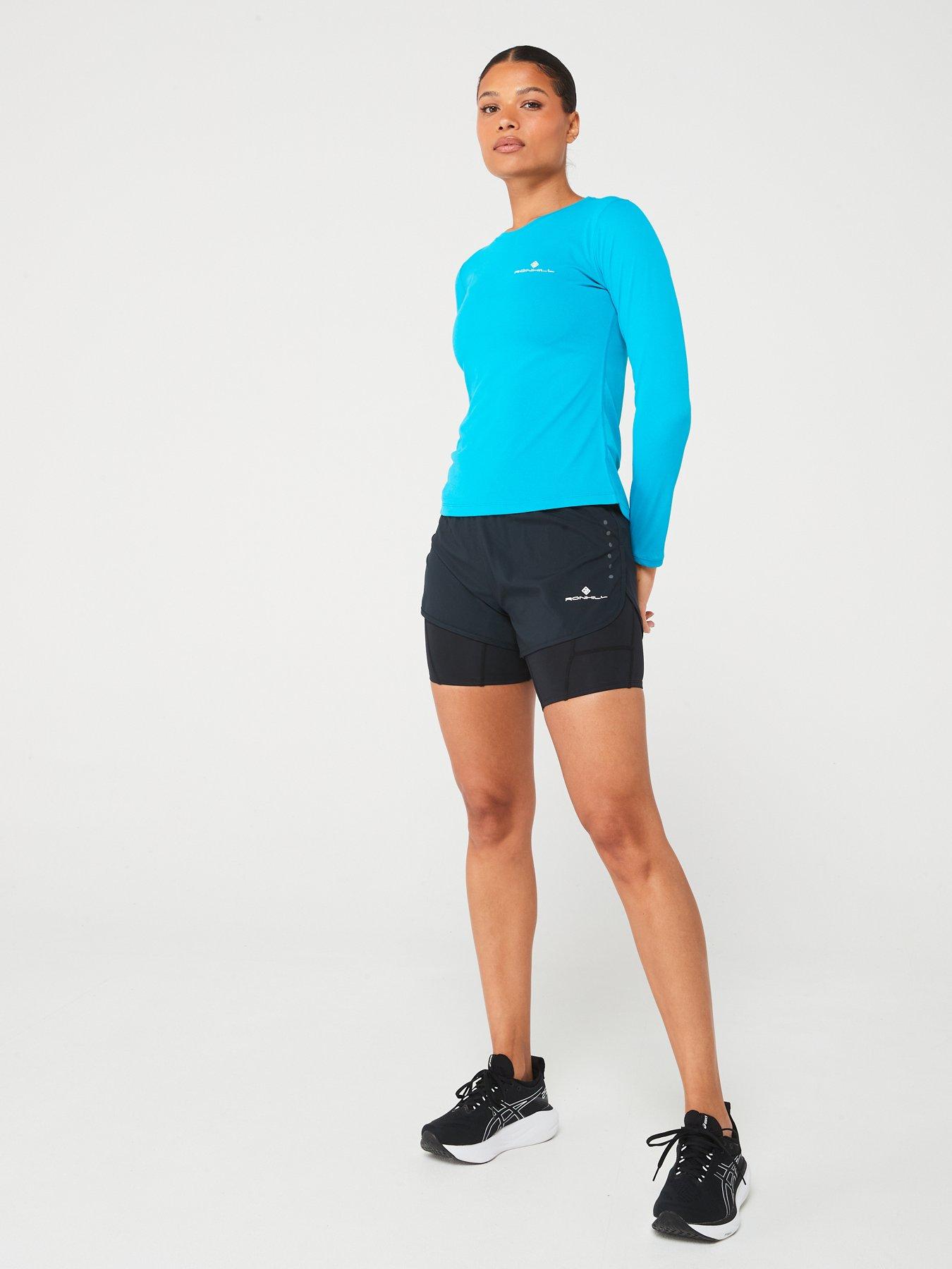  image of ronhill-womens-core-twin-running-short--black