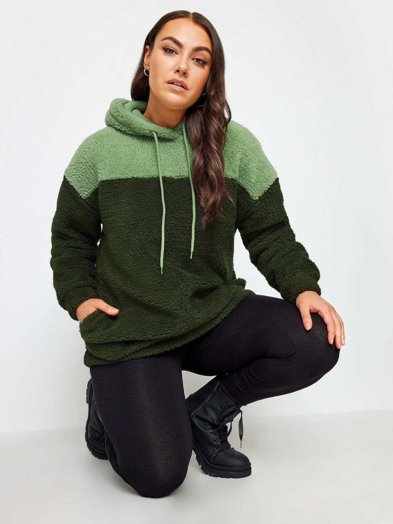 Green shop teddy hoodie