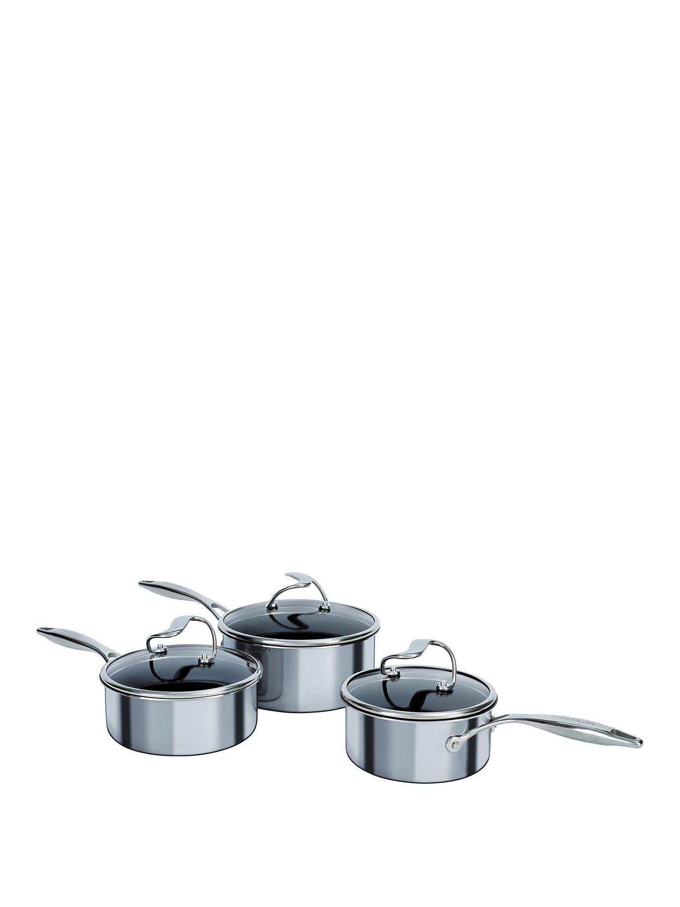 Circulon C-Series SteelShield 3-Piece Saucepan Set