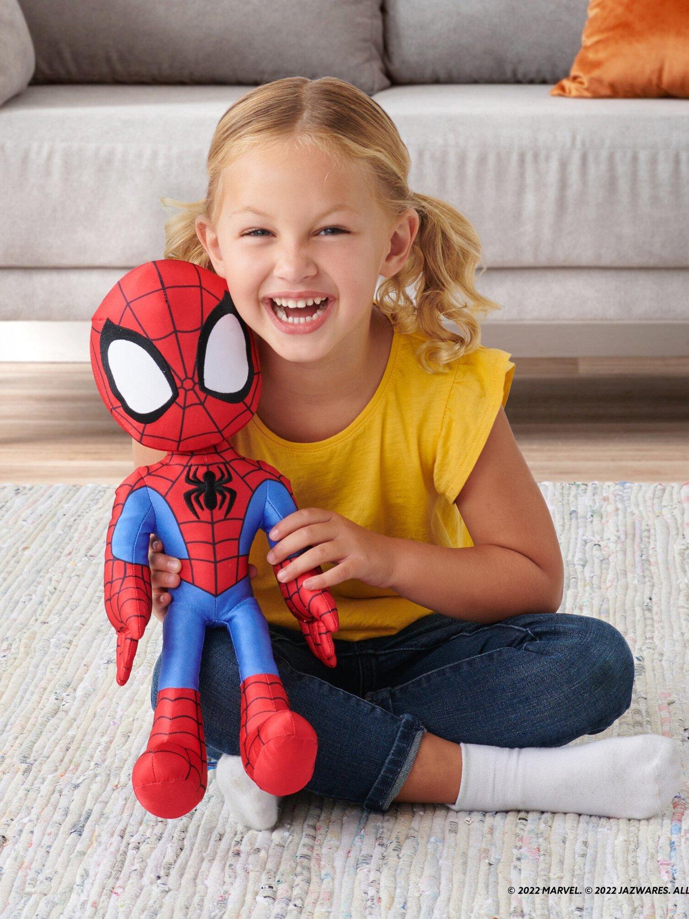 Spiderman Marvel s Spidey And His Amazing Friends My Friend Spidey 16 Inch Plush with Sounds littlewoods