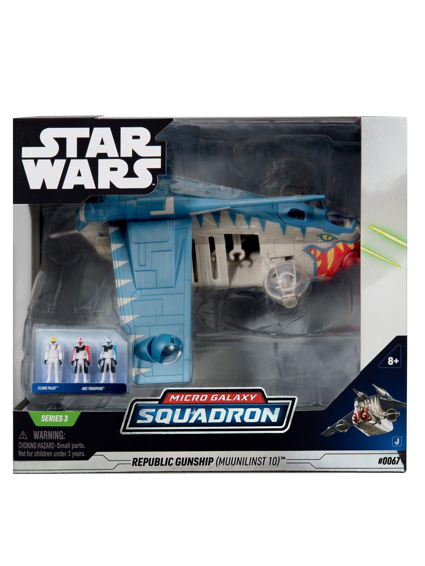 Star Wars Micro Galaxy Squadron Republic Gunship (Muunilinst-10