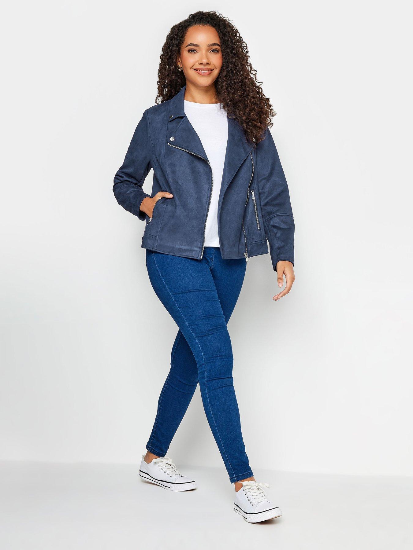 Plus size suede jacket online