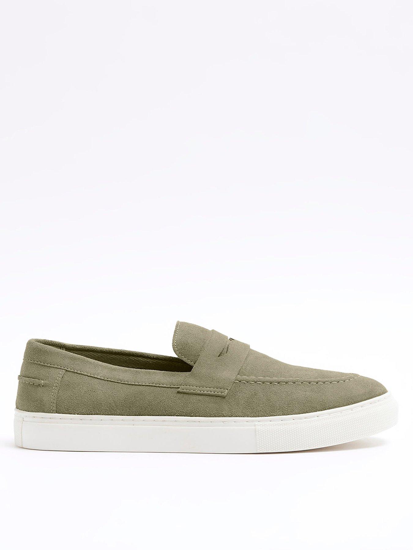 Suede Cupsole Loafer Green